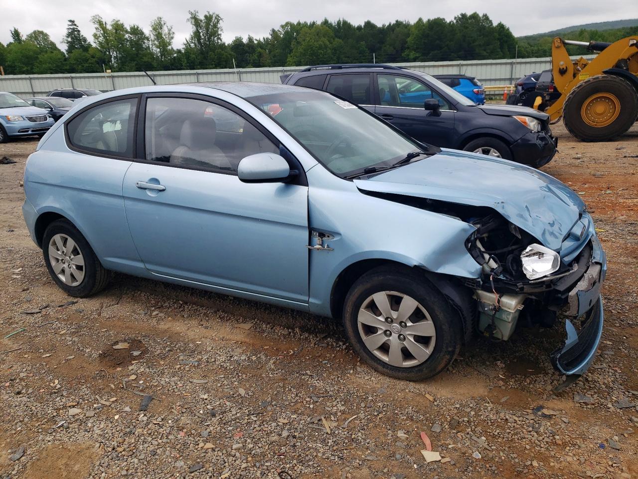 2010 Hyundai Accent Gs Синий vin: KMHCM3ACXAU162297
