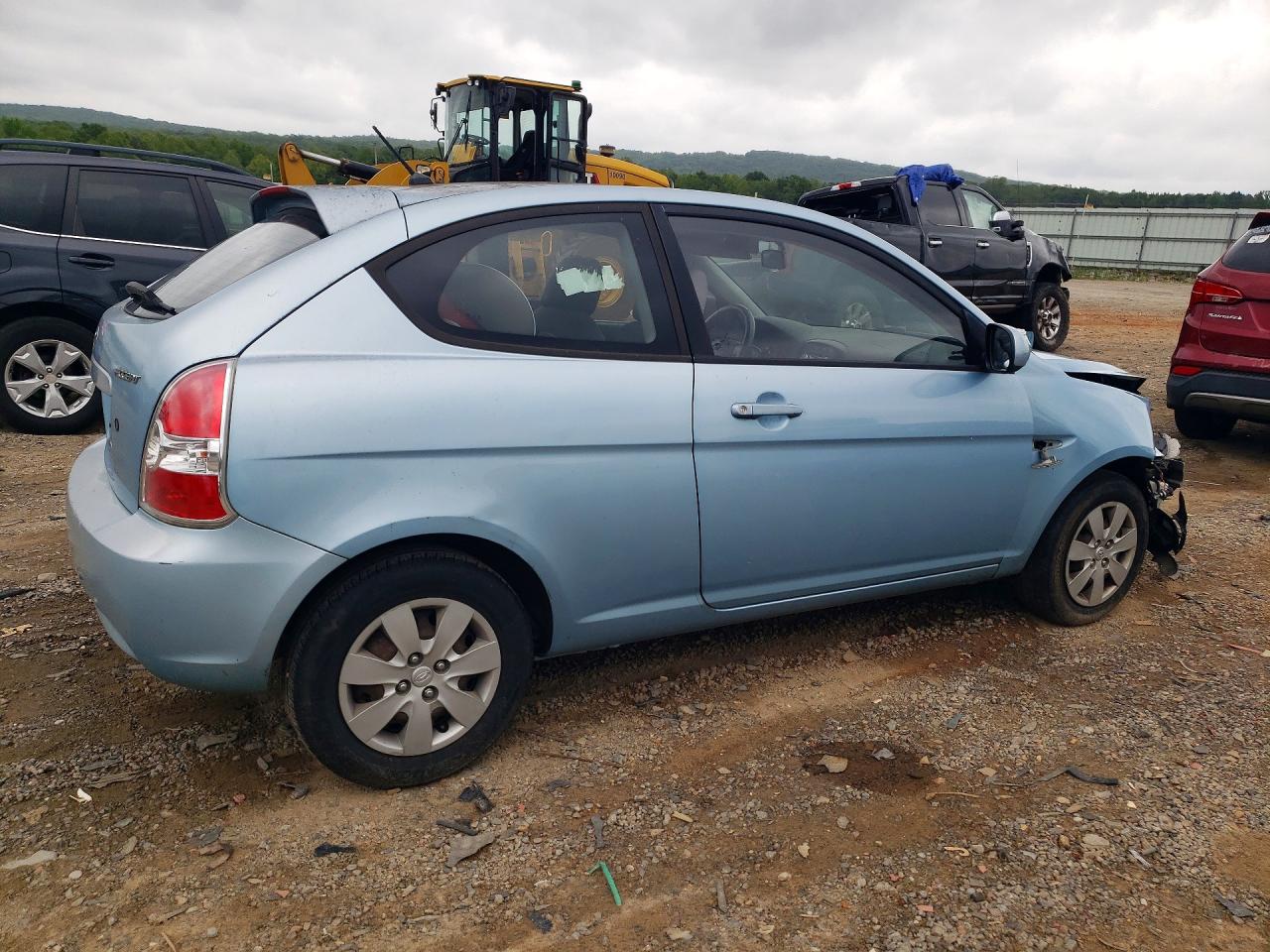 2010 Hyundai Accent Gs Синий vin: KMHCM3ACXAU162297
