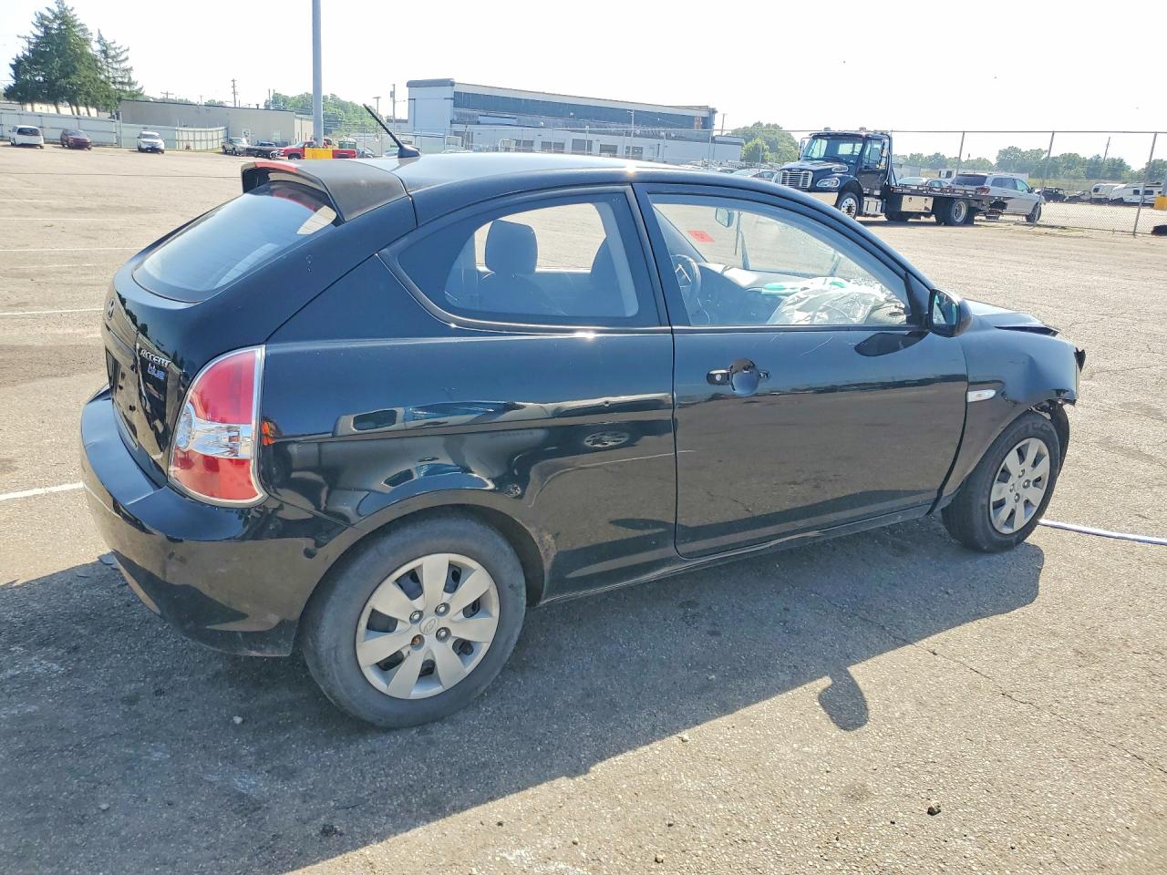 2010 Hyundai Accent Blue Black vin: KMHCM3ACXAU164888