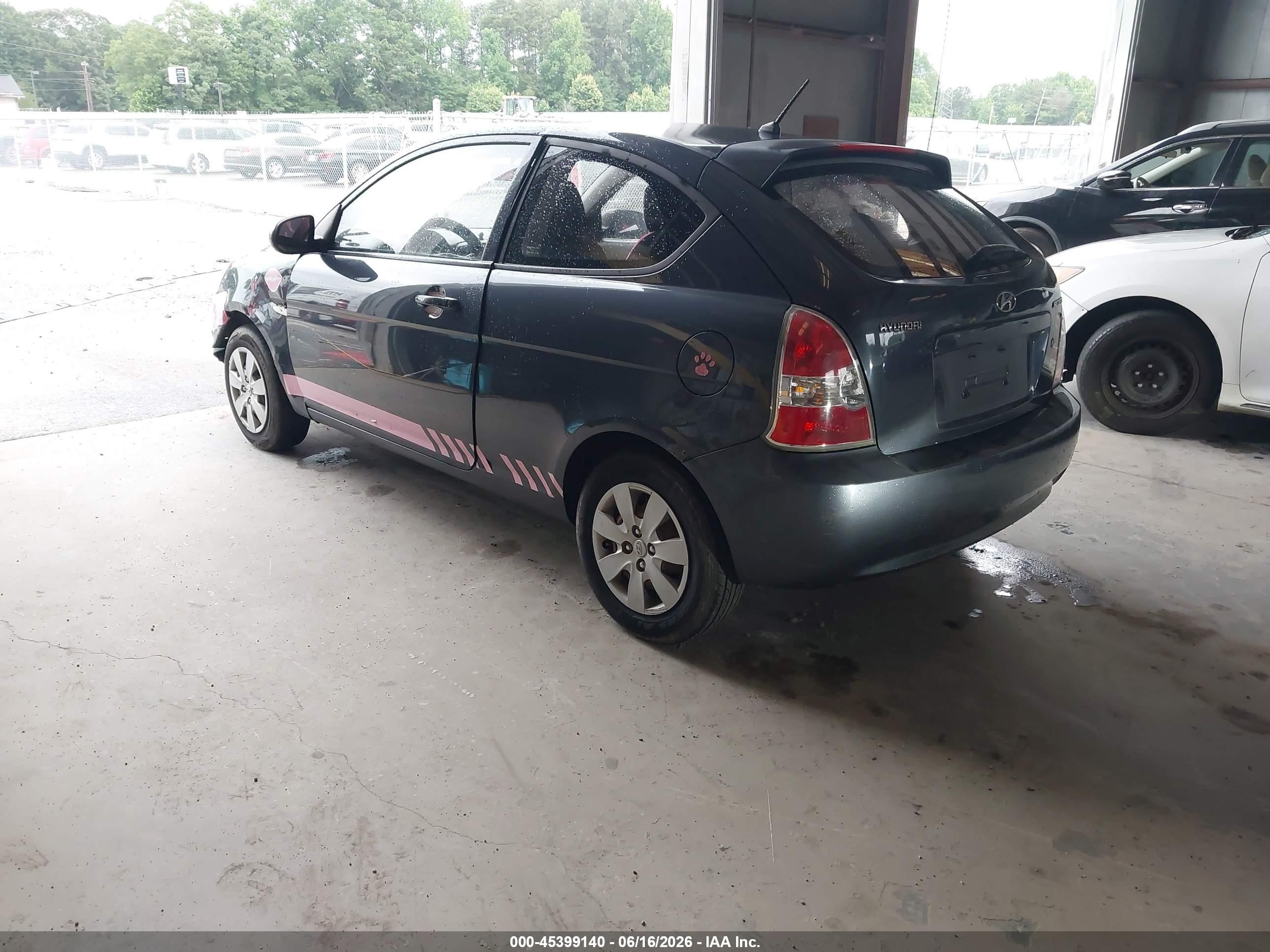 2010 Hyundai Accent Gs Gray vin: KMHCM3ACXAU175812