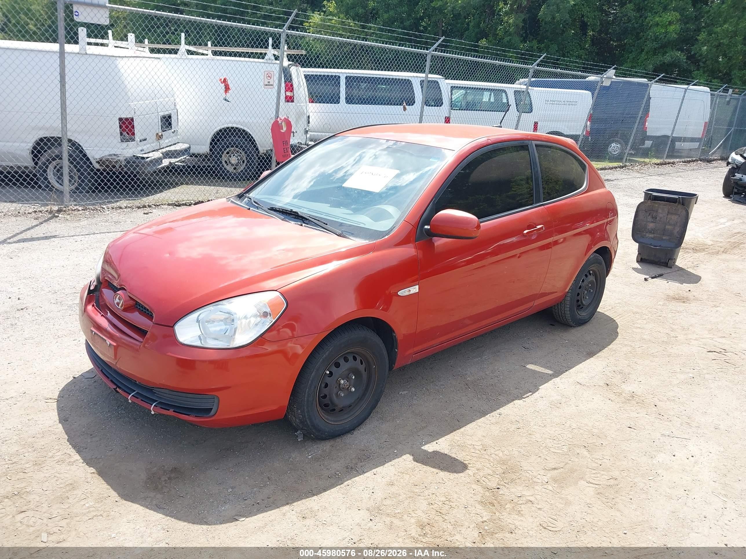 2011 Hyundai Accent Gs Orange vin: KMHCM3ACXBU191039