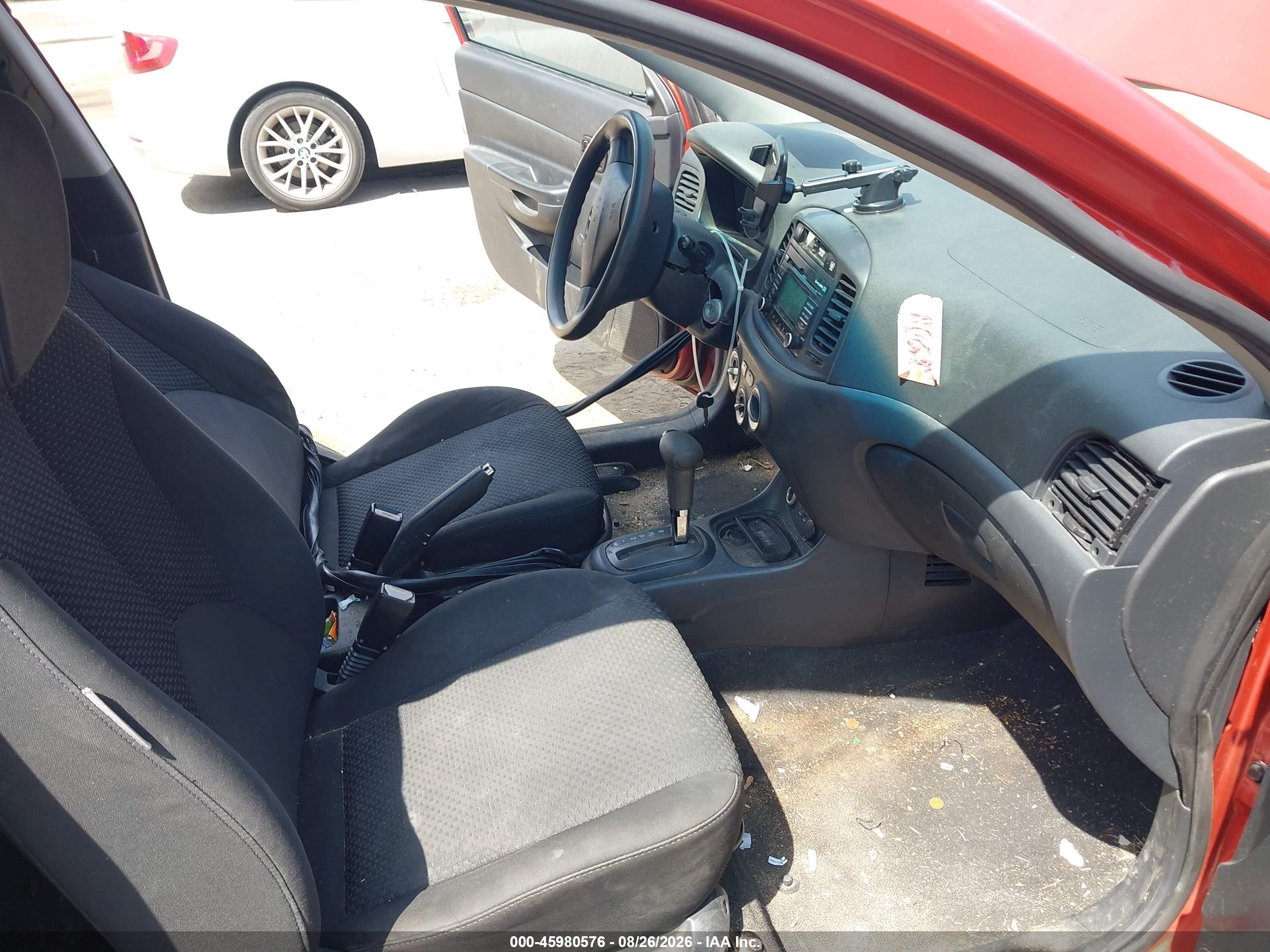 2011 Hyundai Accent Gs Orange vin: KMHCM3ACXBU191039