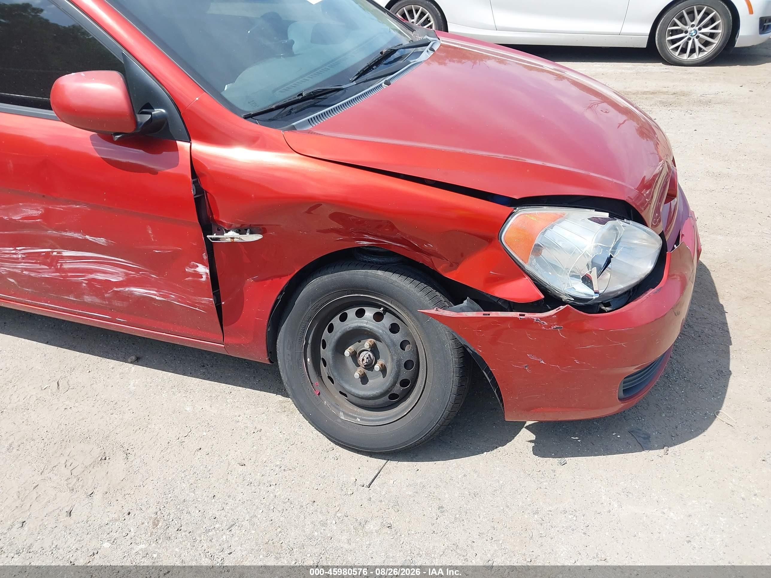 2011 Hyundai Accent Gs Orange vin: KMHCM3ACXBU191039