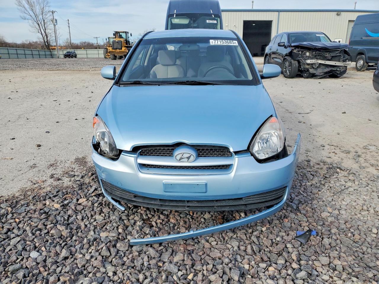 2011 Hyundai Accent Gl Blue vin: KMHCM3ACXBU197083