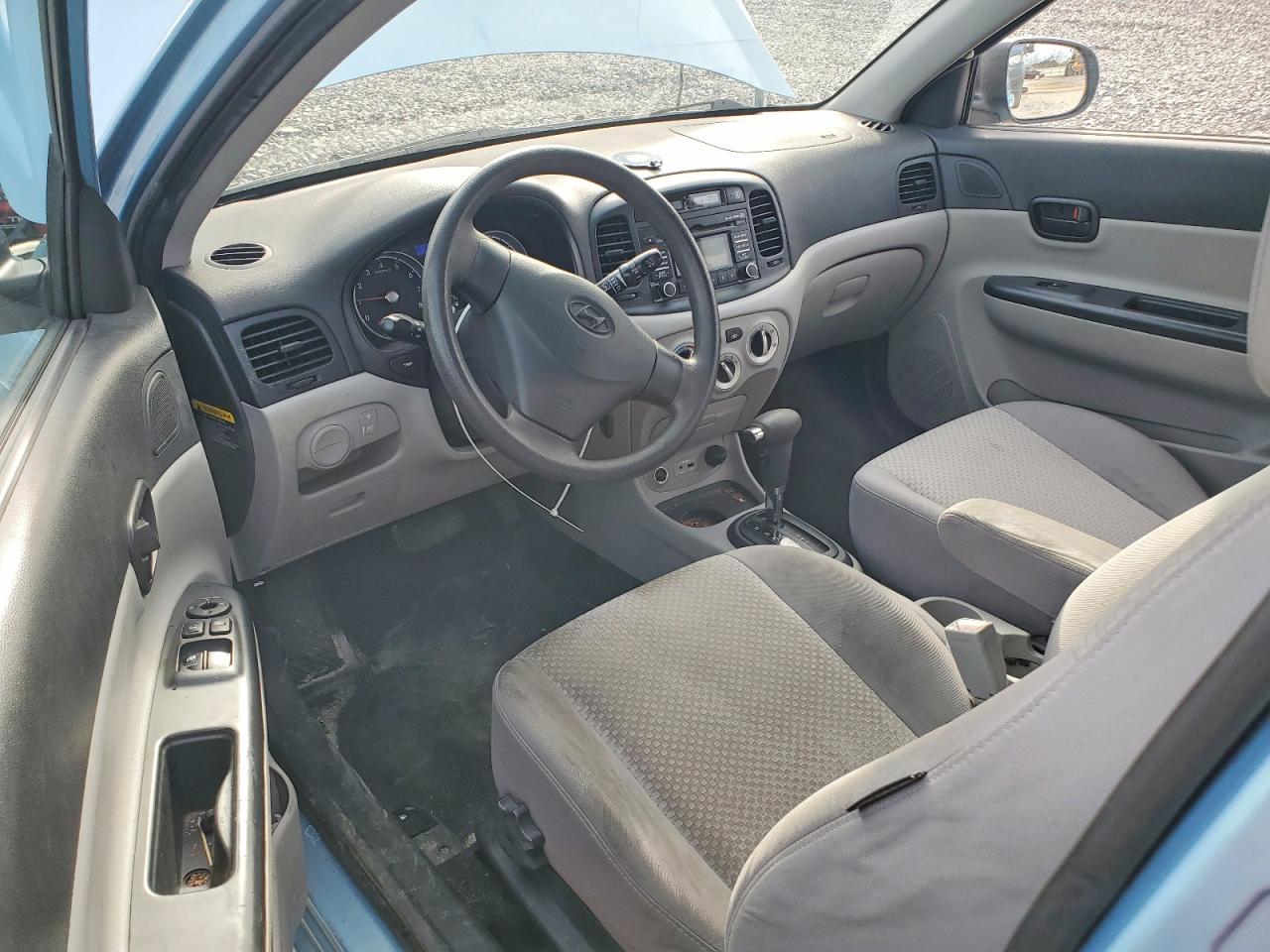 2011 Hyundai Accent Gl Blue vin: KMHCM3ACXBU197083