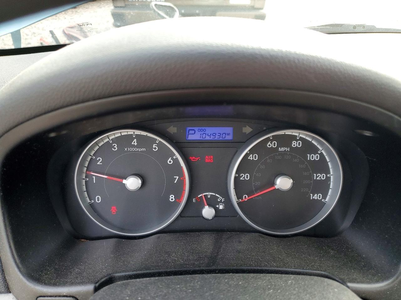 2011 Hyundai Accent Gl Blue vin: KMHCM3ACXBU197083