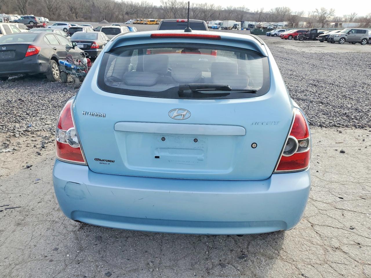 2011 Hyundai Accent Gl Blue vin: KMHCM3ACXBU197083