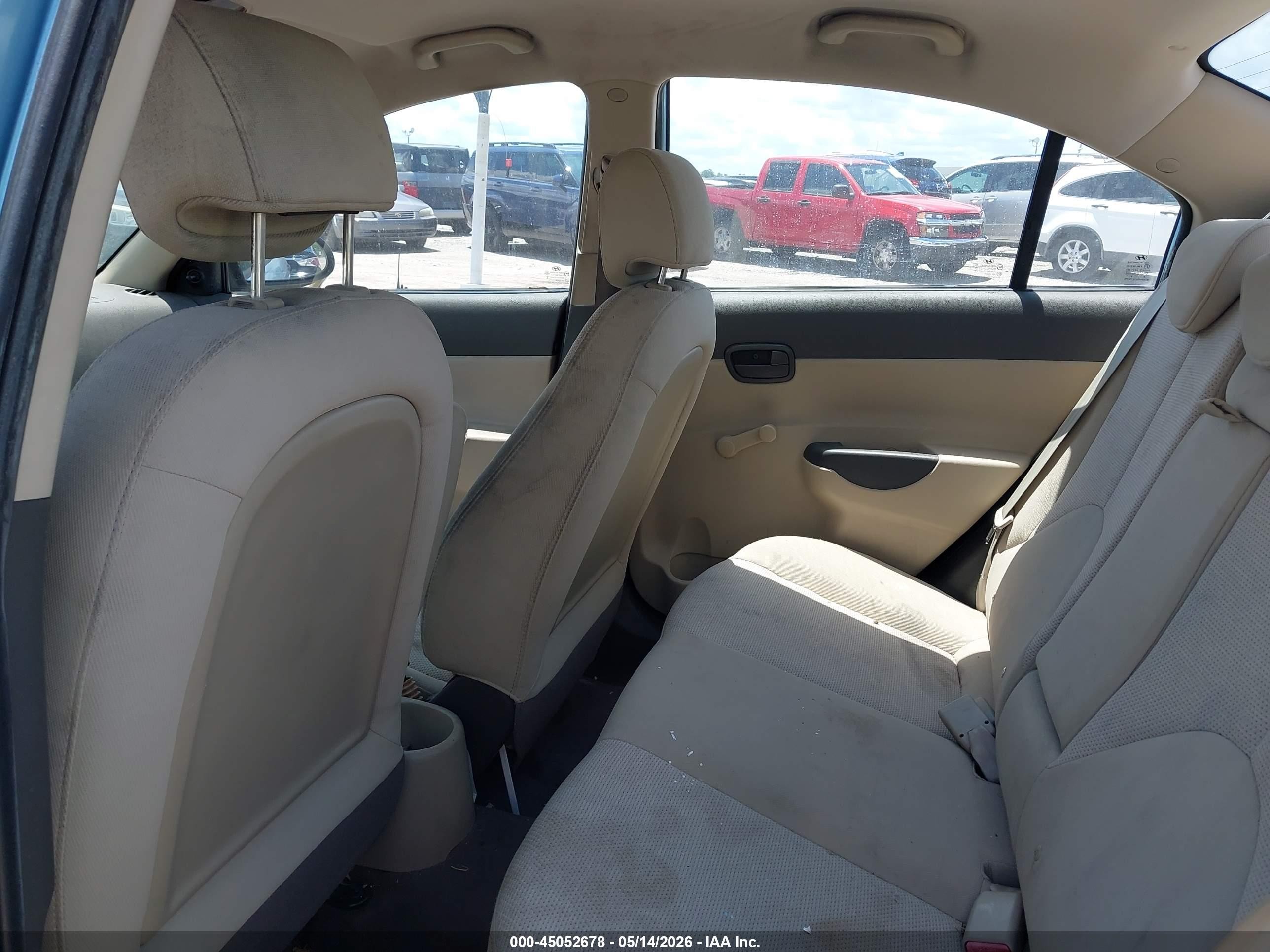 2009 Hyundai Accent Gls Blue vin: KMHCM46C69U288666