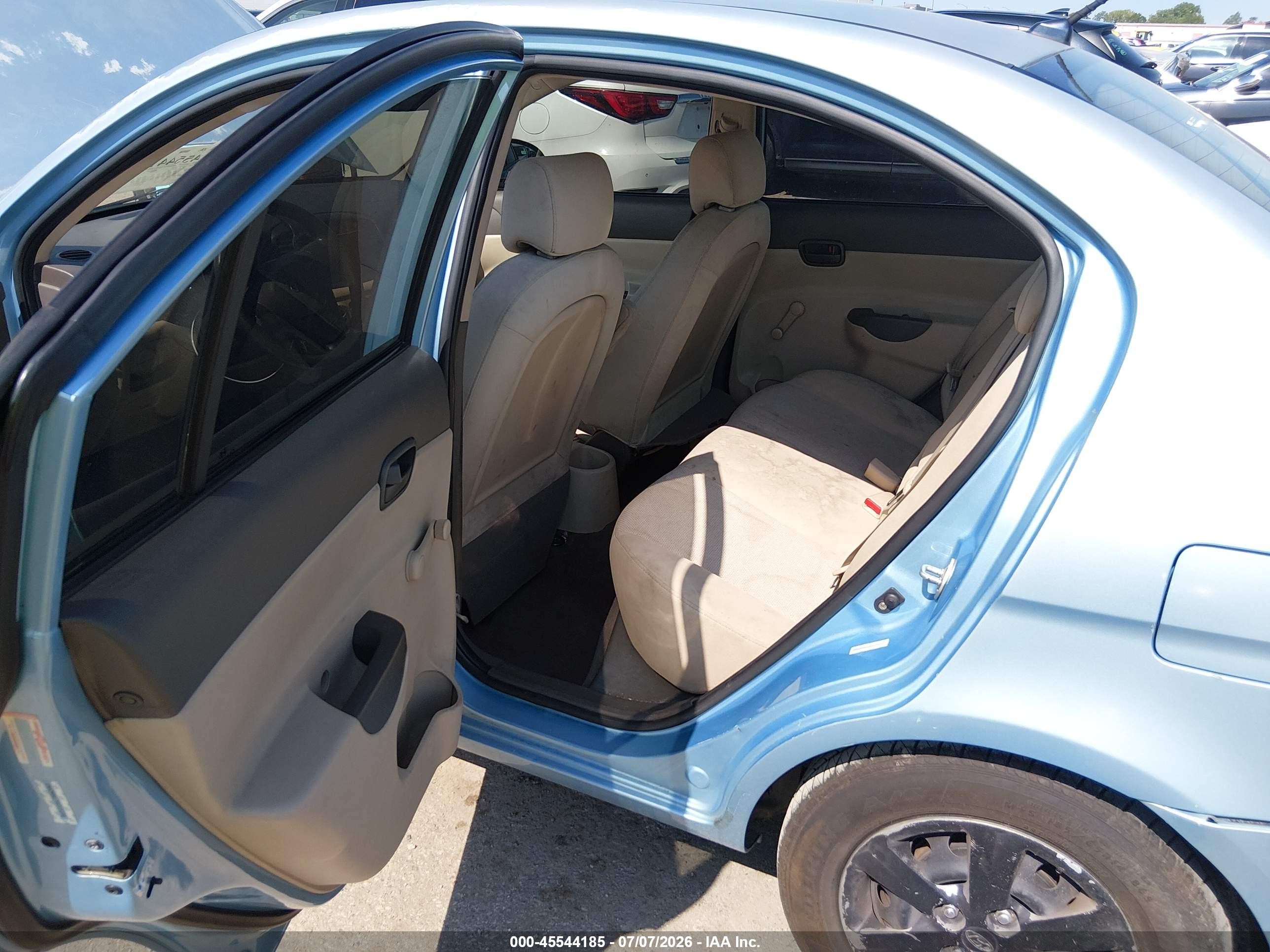 2009 Hyundai Accent Gls Blue vin: KMHCM46C79U315258