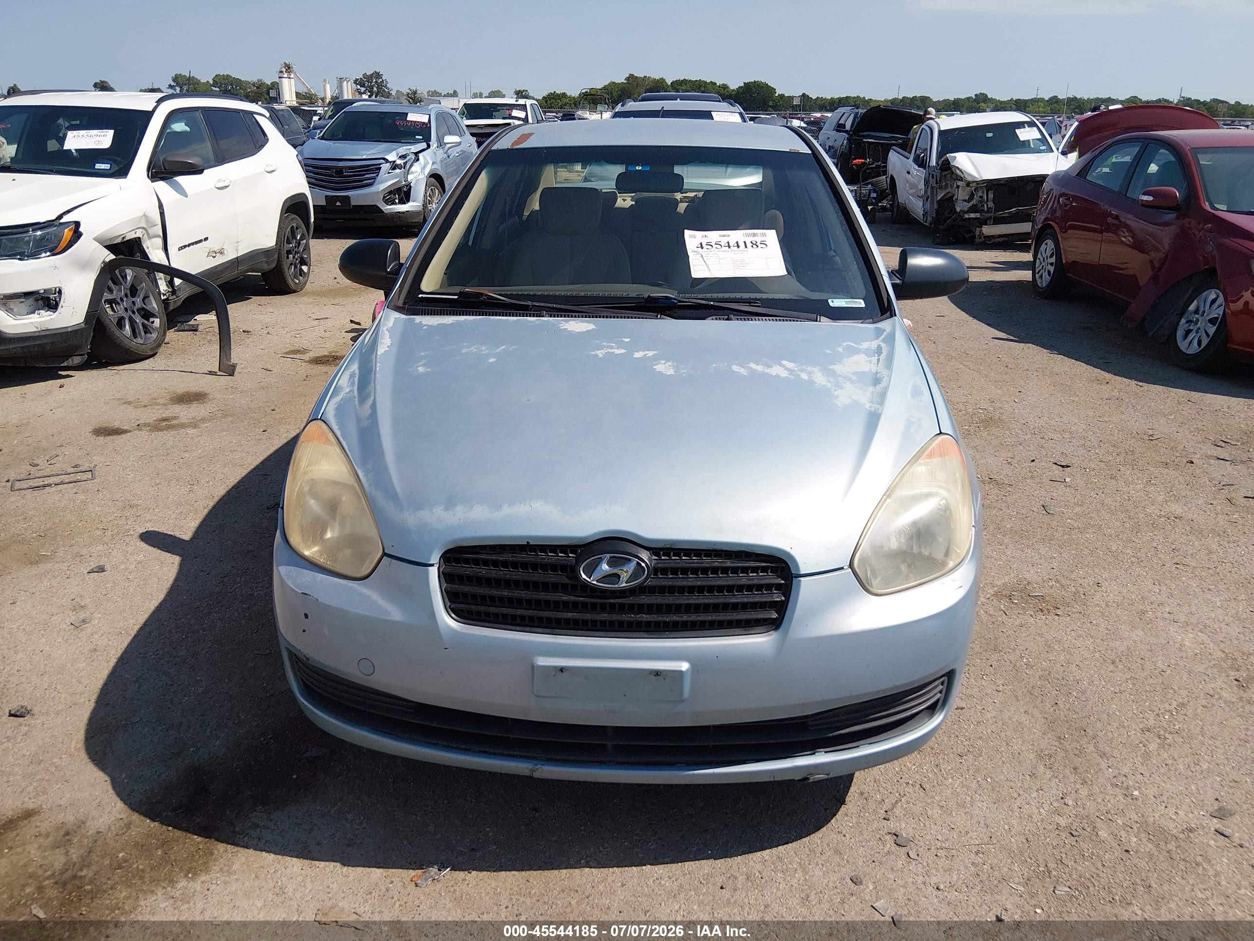2009 Hyundai Accent Gls Blue vin: KMHCM46C79U315258