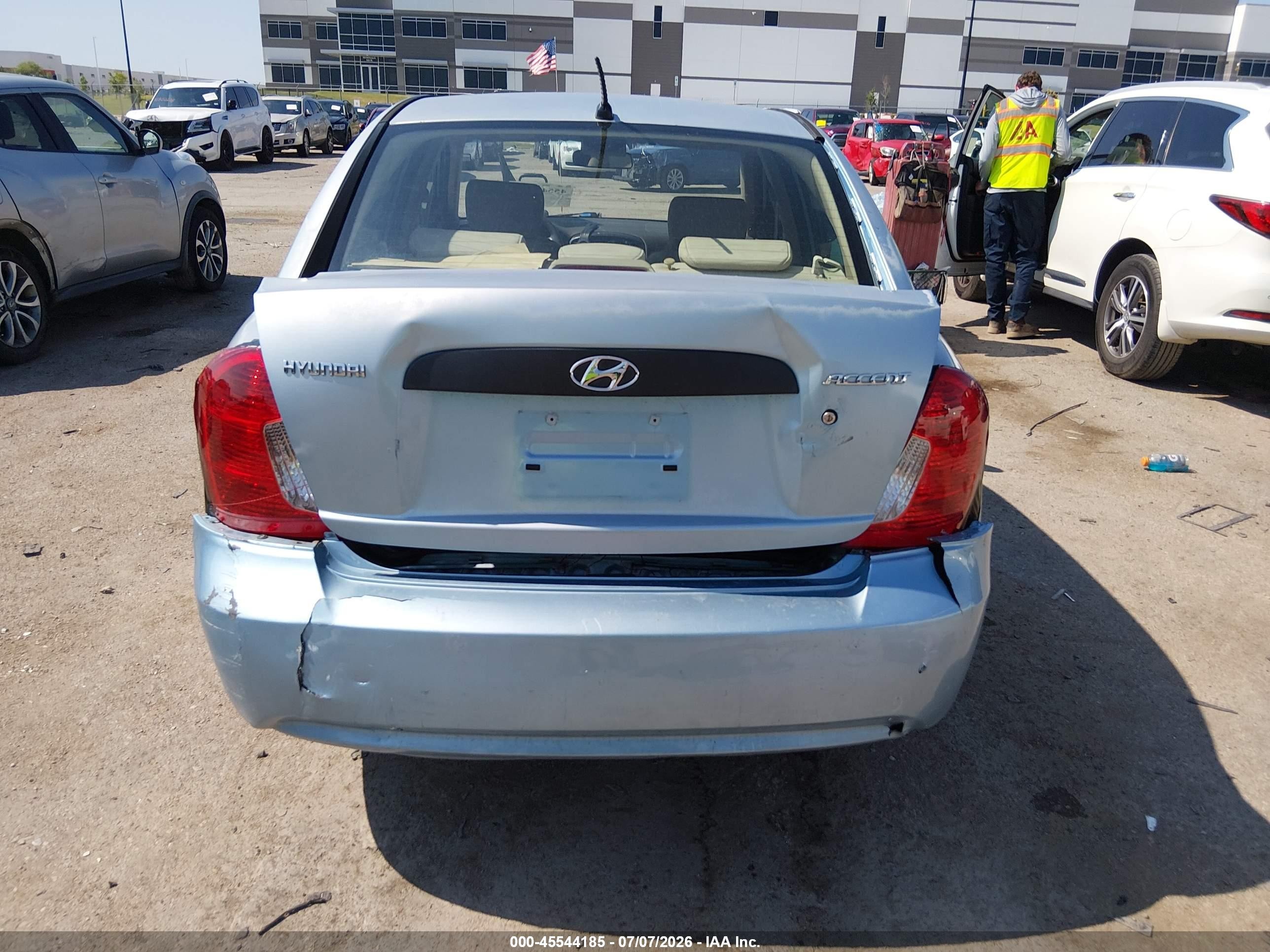 2009 Hyundai Accent Gls Blue vin: KMHCM46C79U315258