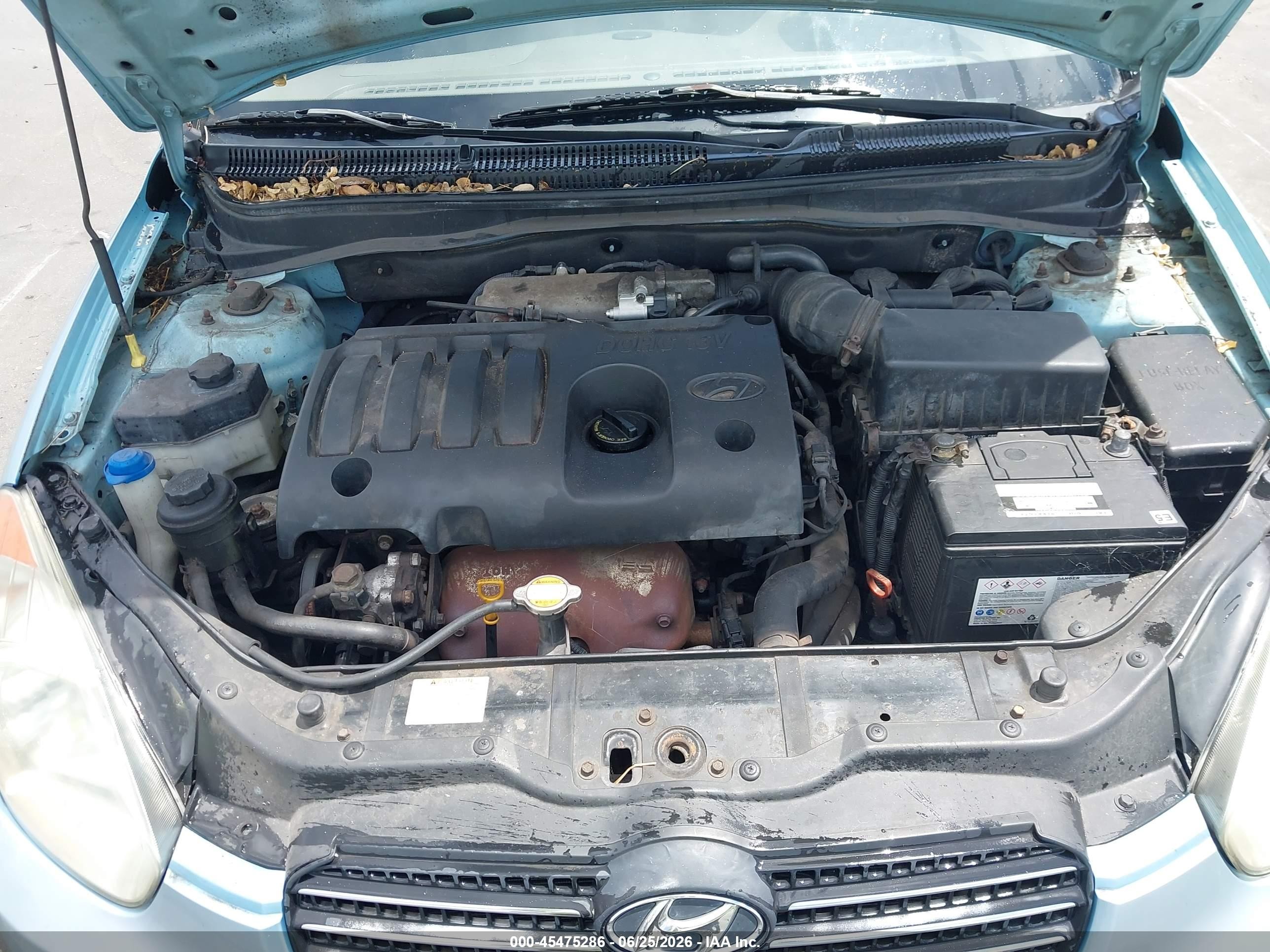 2009 Hyundai Accent Gls Light Blue vin: KMHCM46CX9U293837