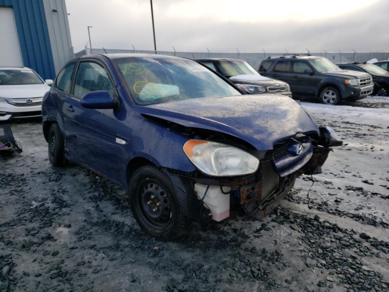 2009 Hyundai Accent Se Blue vin: KMHCN35C09U110485