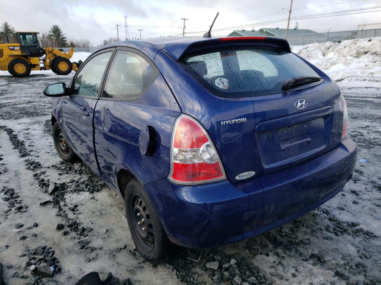 2009 Hyundai Accent Se Blue vin: KMHCN35C09U110485