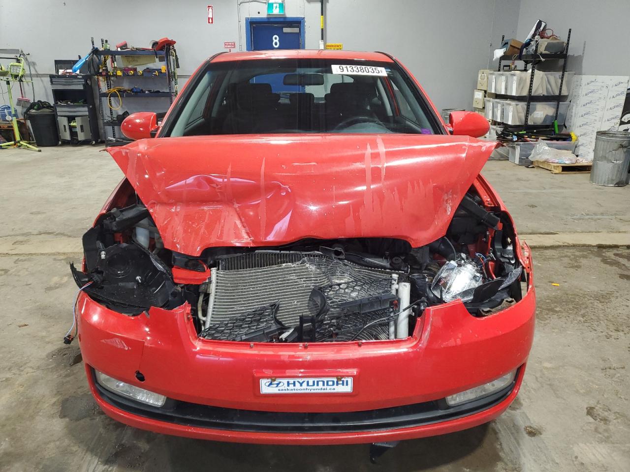 2009 Hyundai Accent Se Red vin: KMHCN35C19U118210