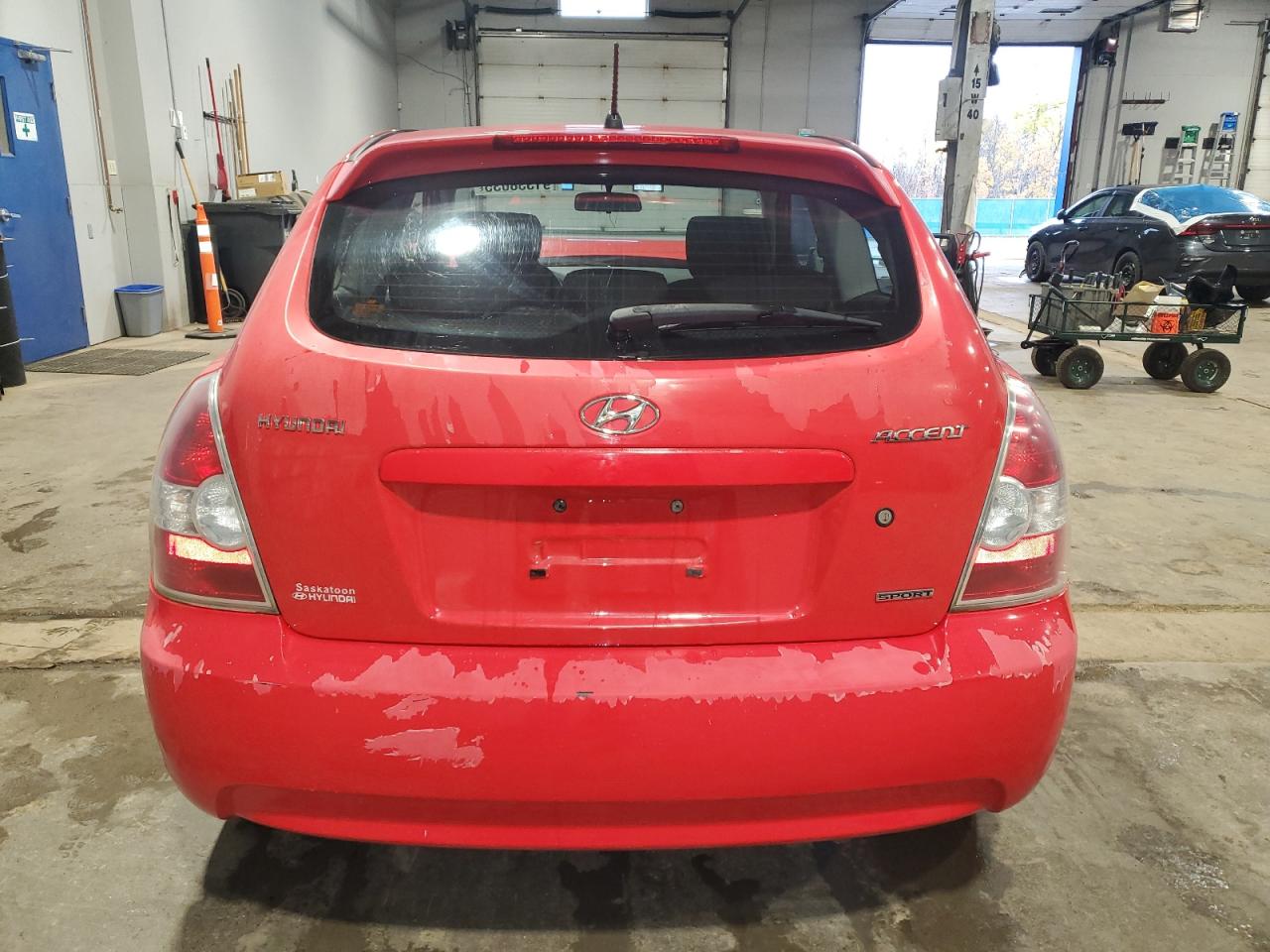 2009 Hyundai Accent Se Red vin: KMHCN35C19U118210