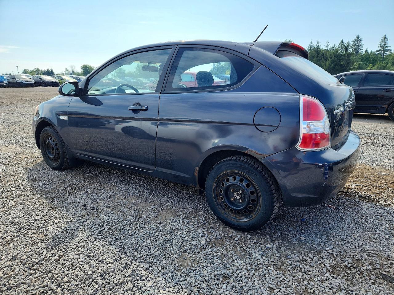 2007 Hyundai Accent Серый vin: KMHCN35C27U014175