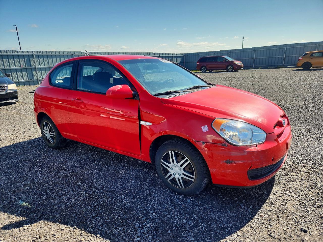 2007 Hyundai Accent Se Red vin: KMHCN35C37U005792