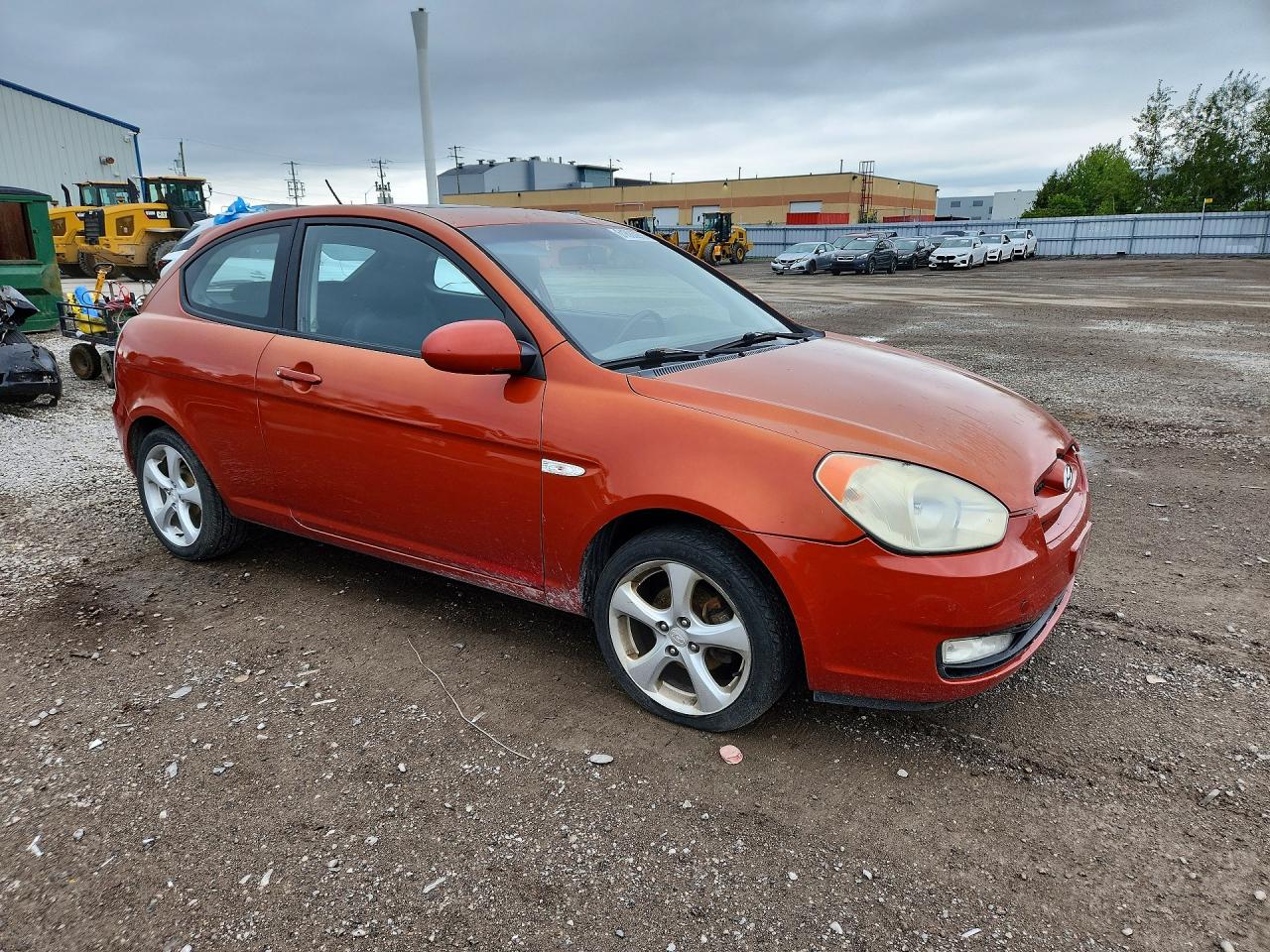 2008 Hyundai Accent Se Orange vin: KMHCN35C58U099675