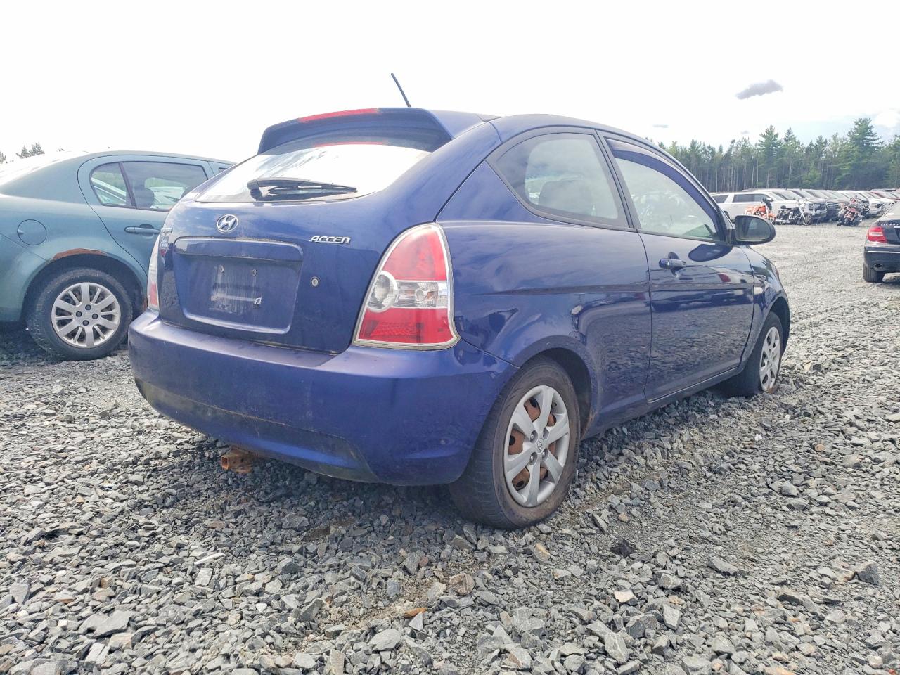 2008 Hyundai Accent Base Синий vin: KMHCN35C68U087051