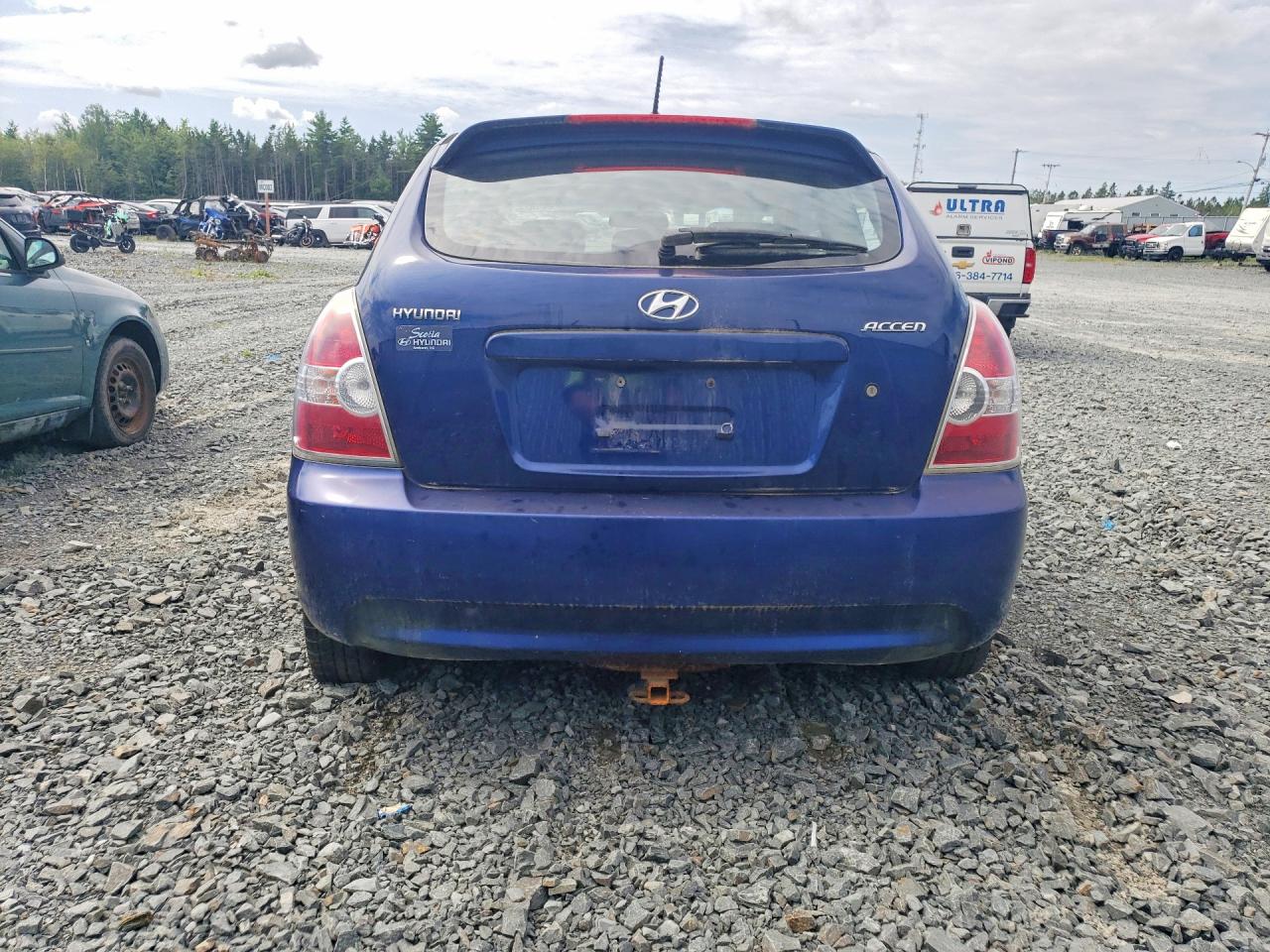 2008 Hyundai Accent Base Синий vin: KMHCN35C68U087051