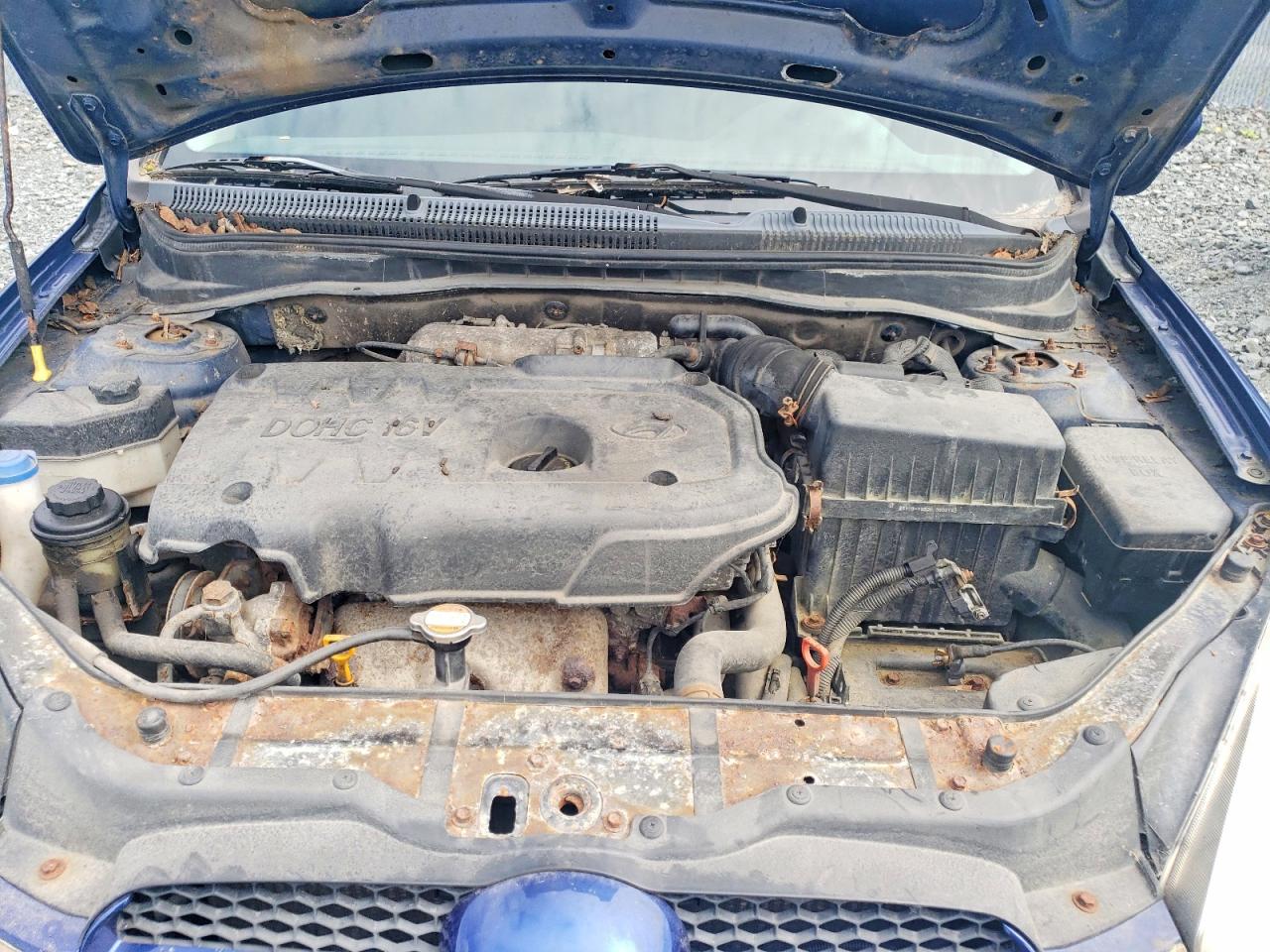 2008 Hyundai Accent Base Синий vin: KMHCN35C68U087051
