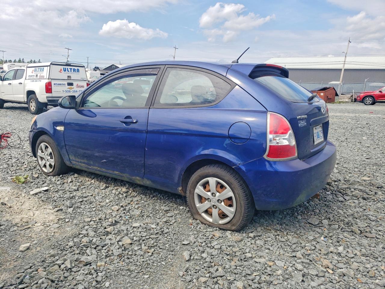 2008 Hyundai Accent Base Синий vin: KMHCN35C68U087051