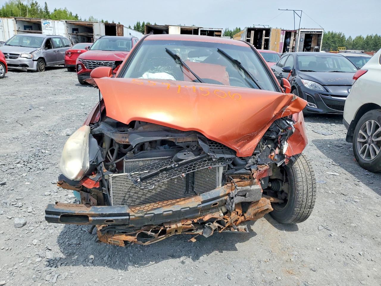 2009 Hyundai Accent Se Orange vin: KMHCN35CX9U132168