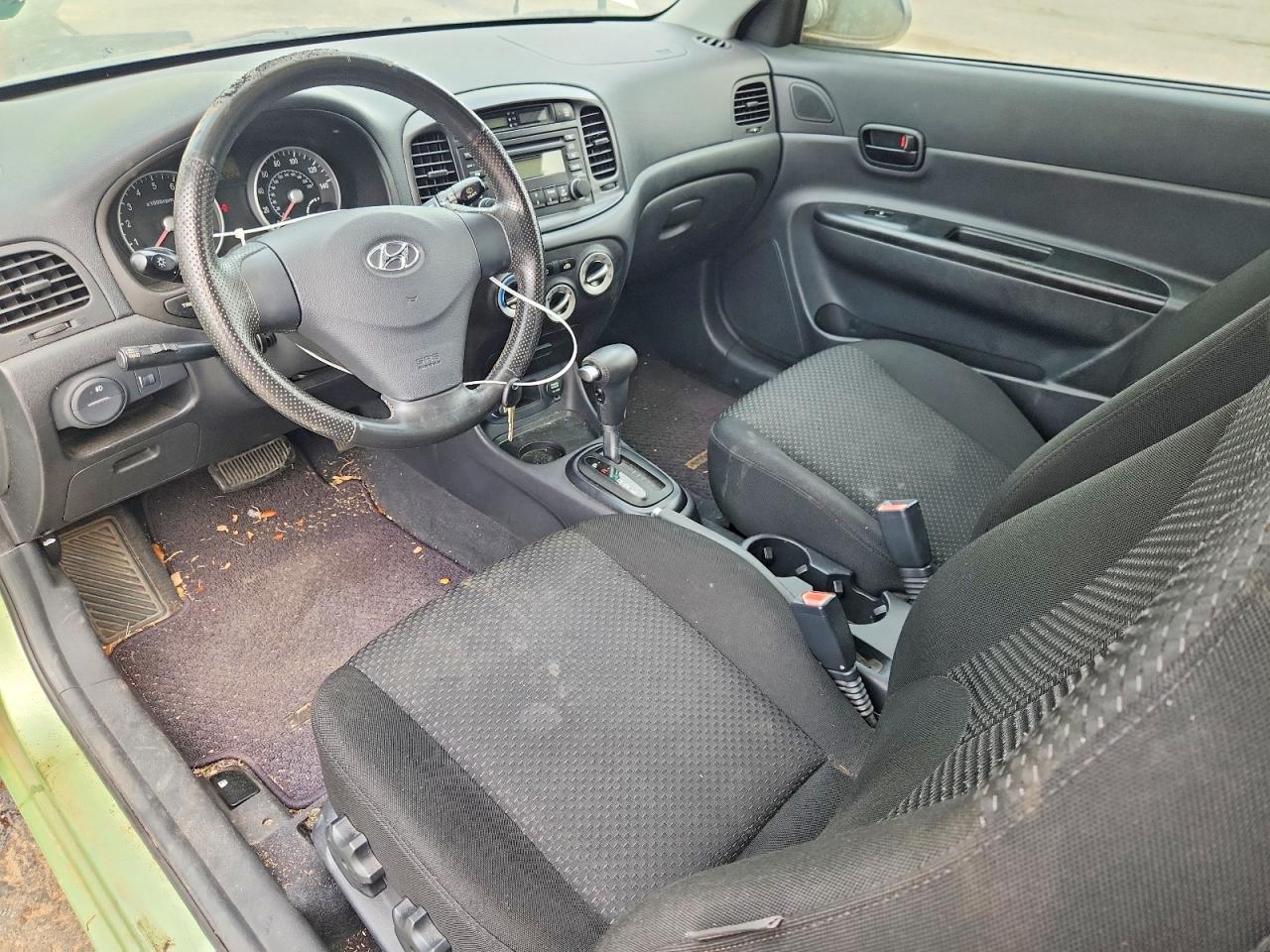 2007 Hyundai Accent Se Green vin: KMHCN36C37U008559