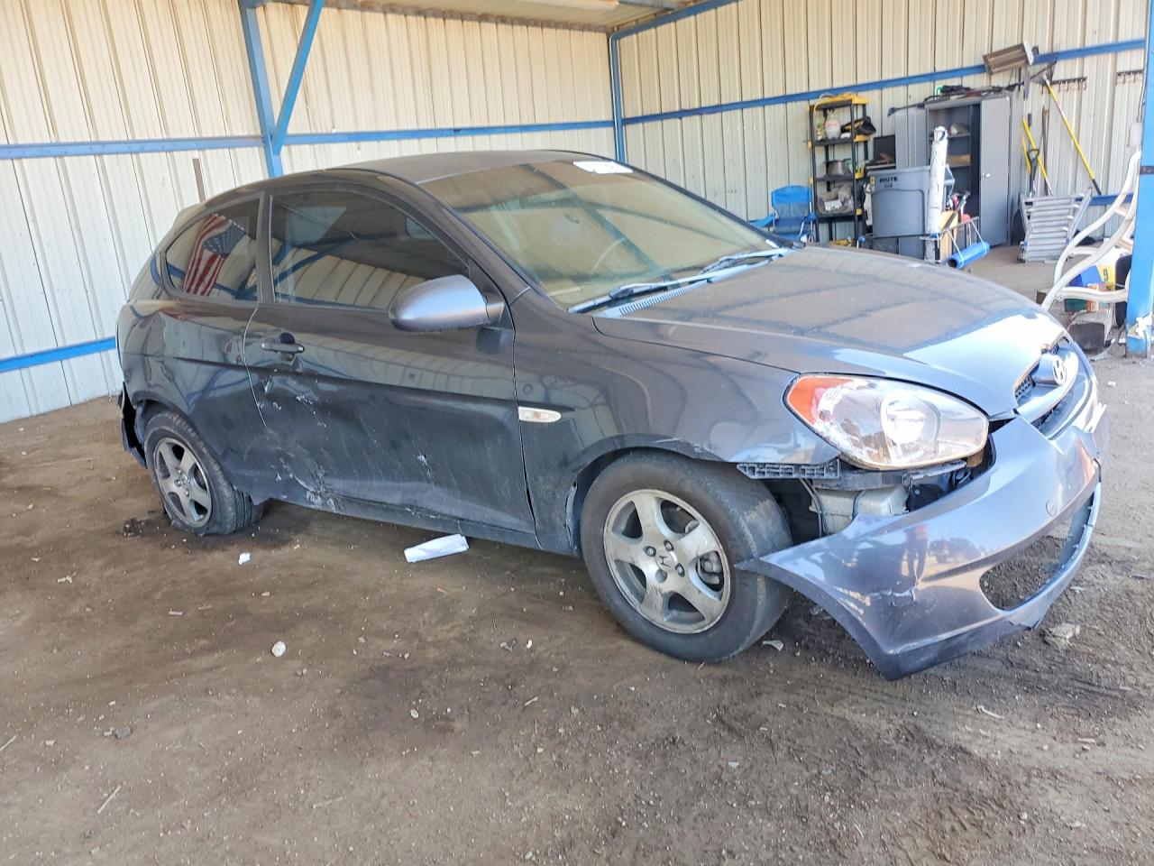 2007 Hyundai Accent Se Угольный vin: KMHCN36C57U044110