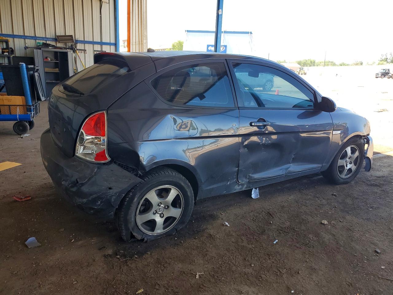 2007 Hyundai Accent Se Угольный vin: KMHCN36C57U044110