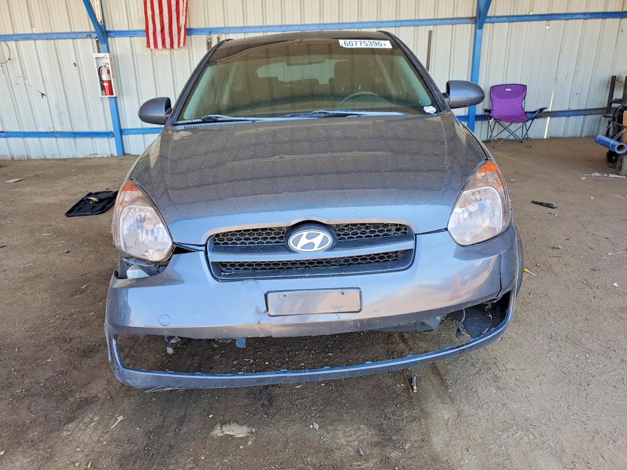 2007 Hyundai Accent Se Угольный vin: KMHCN36C57U044110