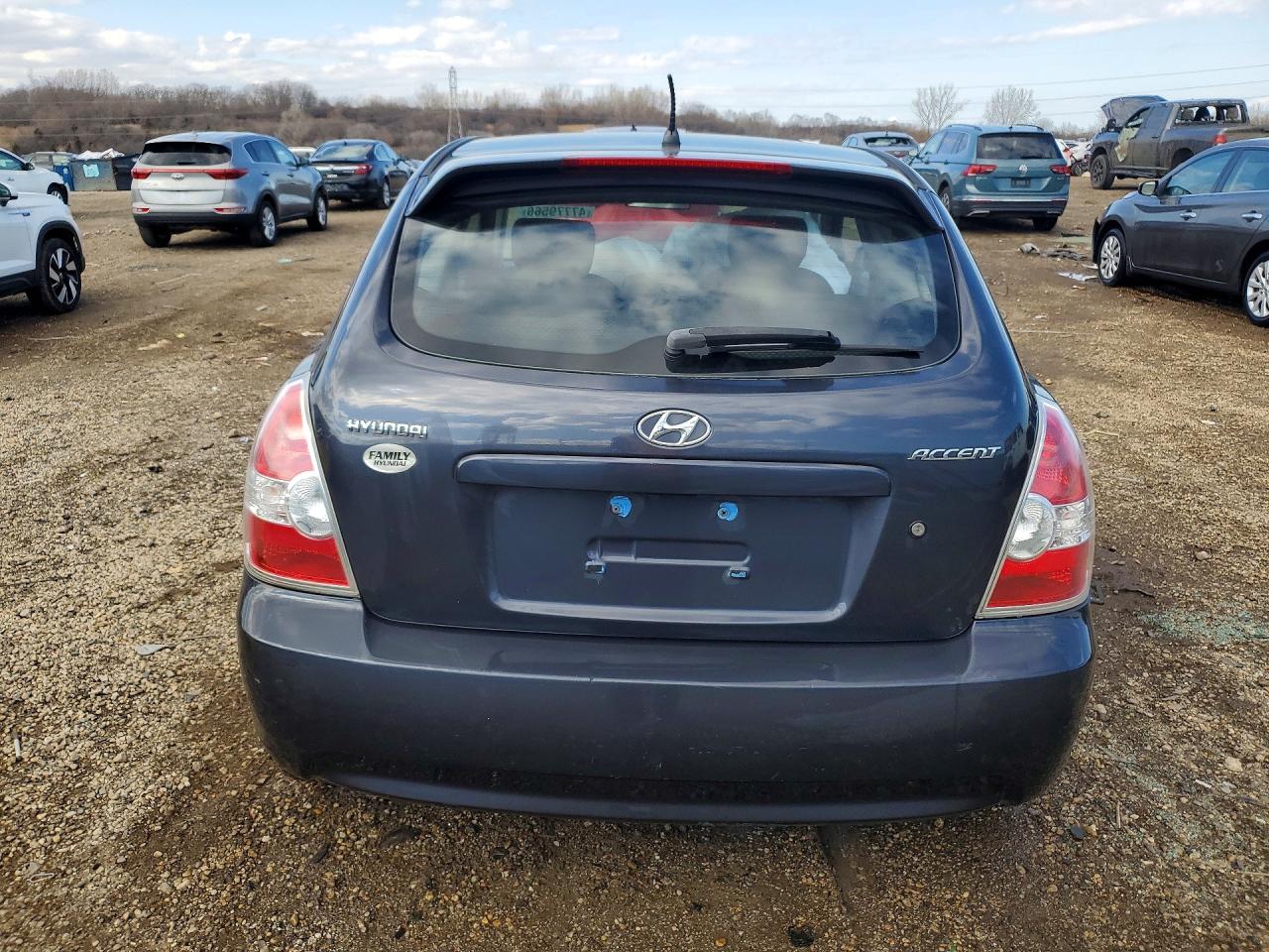 2008 Hyundai Accent Se Charcoal vin: KMHCN36C98U063664