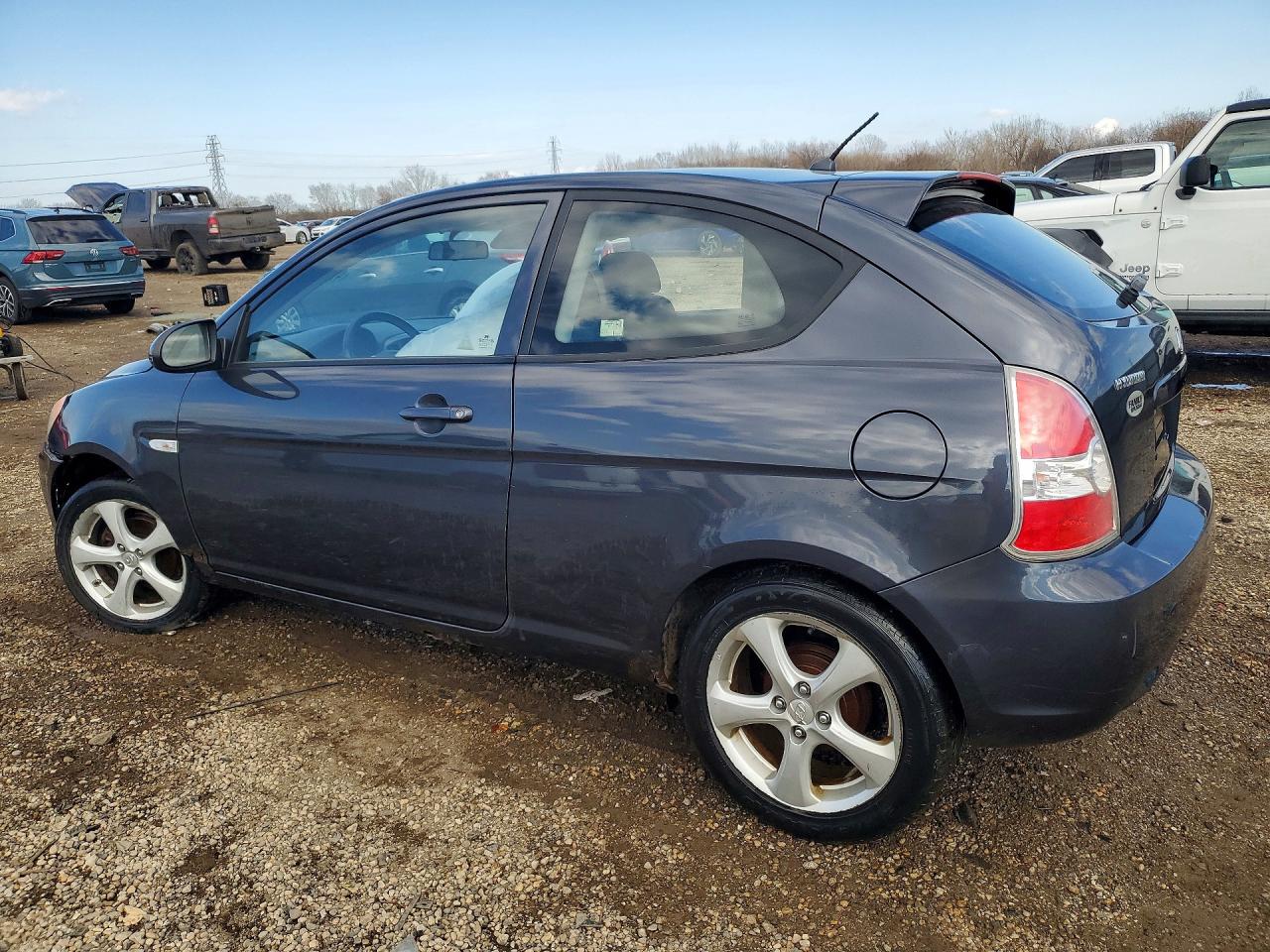 2008 Hyundai Accent Se Charcoal vin: KMHCN36C98U063664