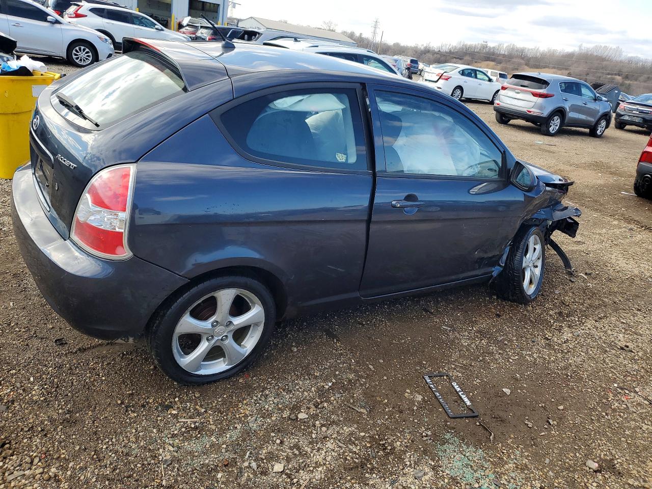 2008 Hyundai Accent Se Charcoal vin: KMHCN36C98U063664
