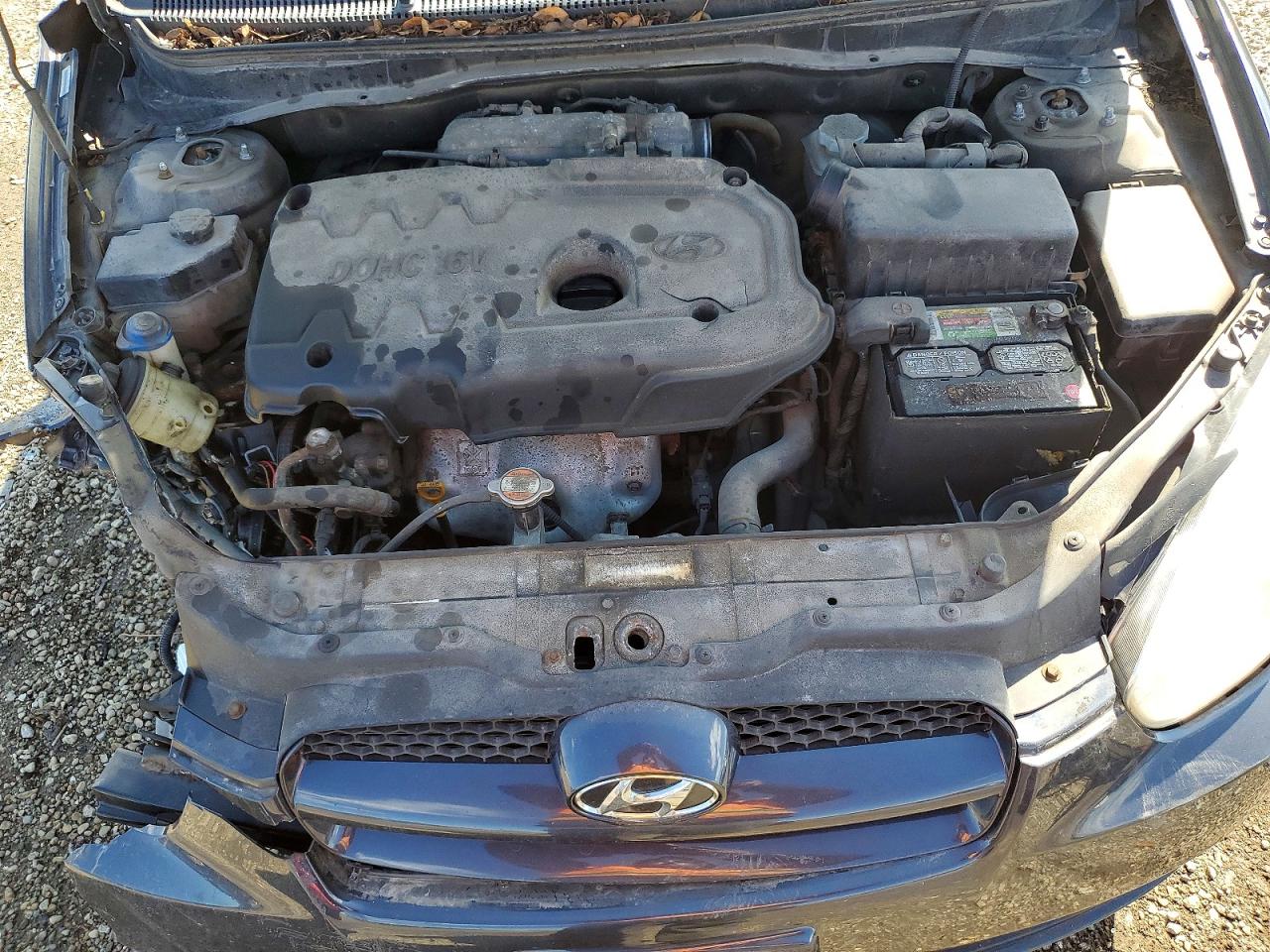 2008 Hyundai Accent Se Charcoal vin: KMHCN36C98U063664