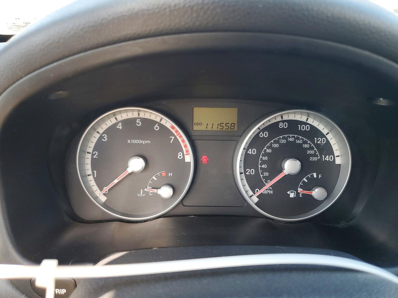 2008 Hyundai Accent Se Charcoal vin: KMHCN36C98U063664