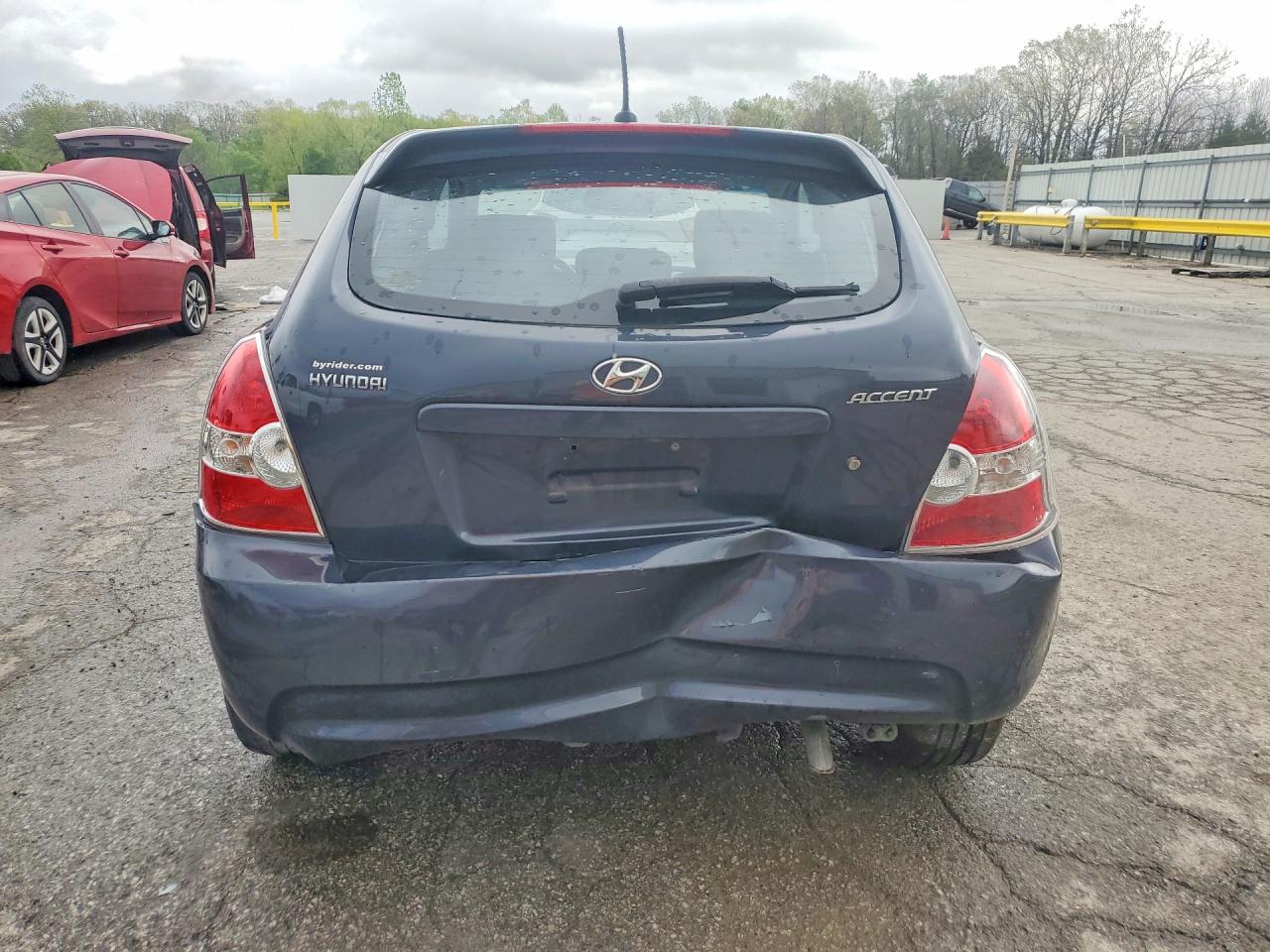 2011 Hyundai Accent Se Blue vin: KMHCN3AC6BU188250