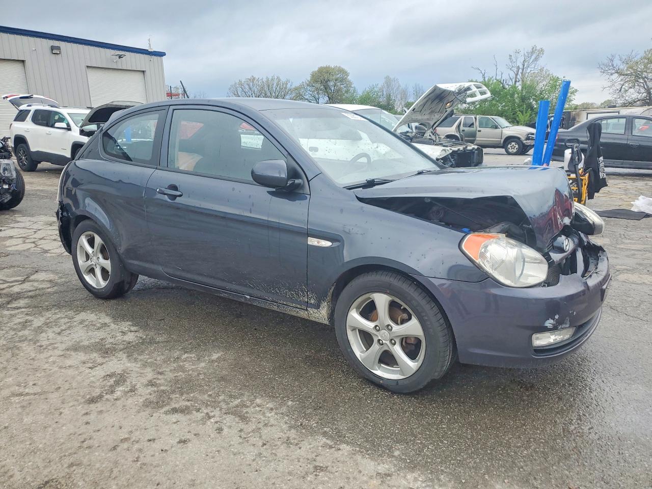 2011 Hyundai Accent Se Blue vin: KMHCN3AC6BU188250