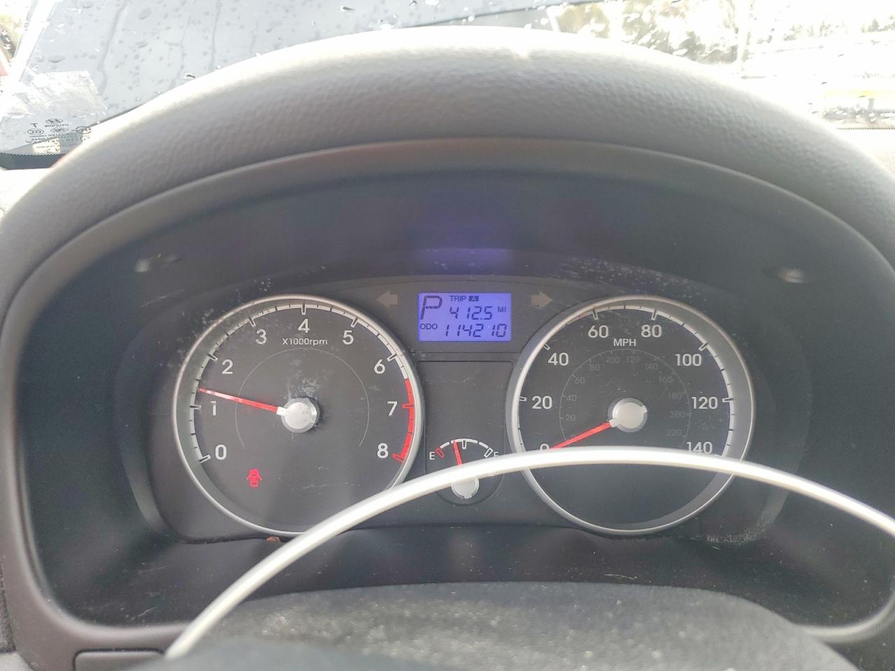 2011 Hyundai Accent Se Blue vin: KMHCN3AC6BU188250