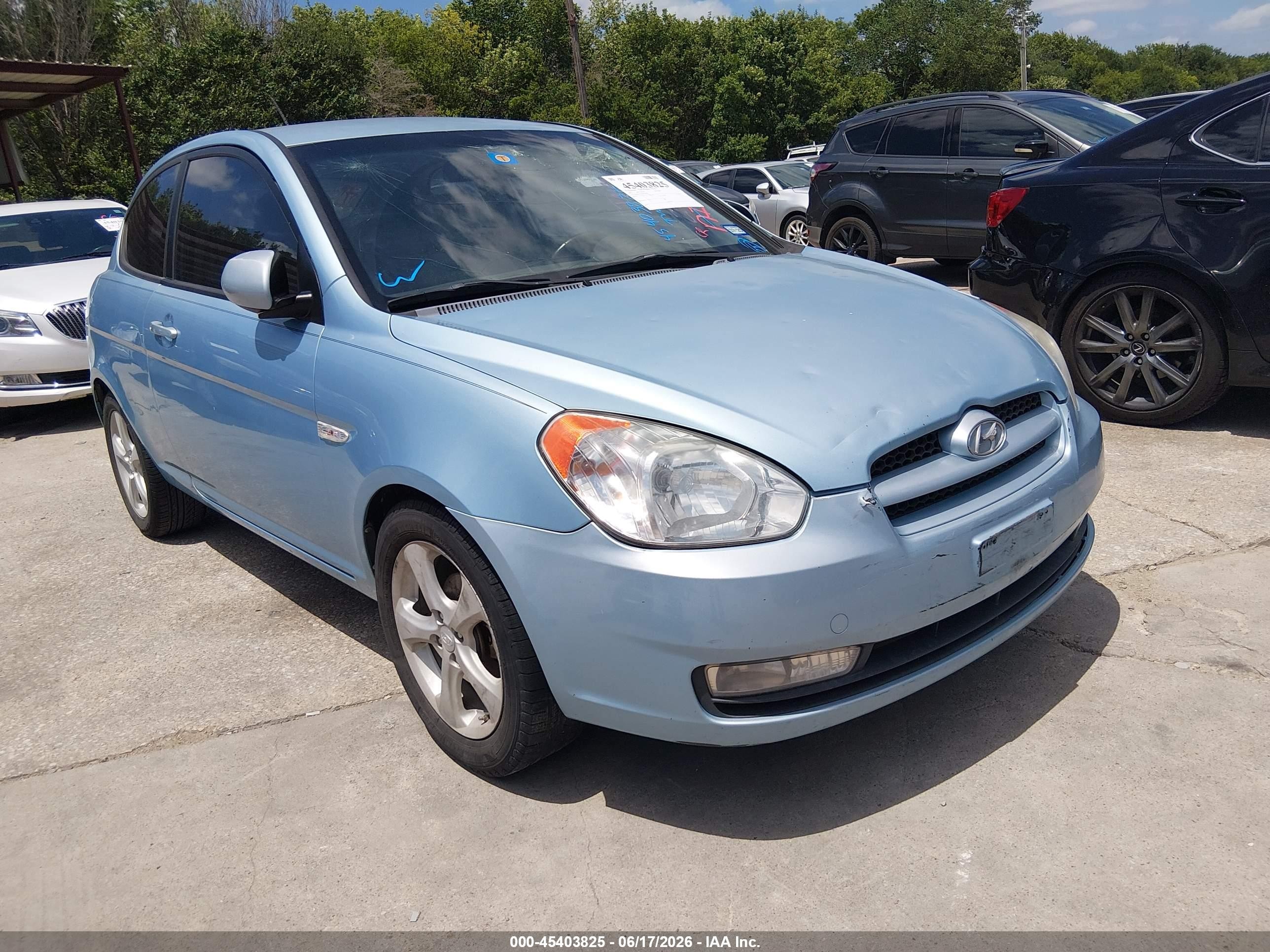 2011 Hyundai Accent Se Blue vin: KMHCN3AC6BU200364