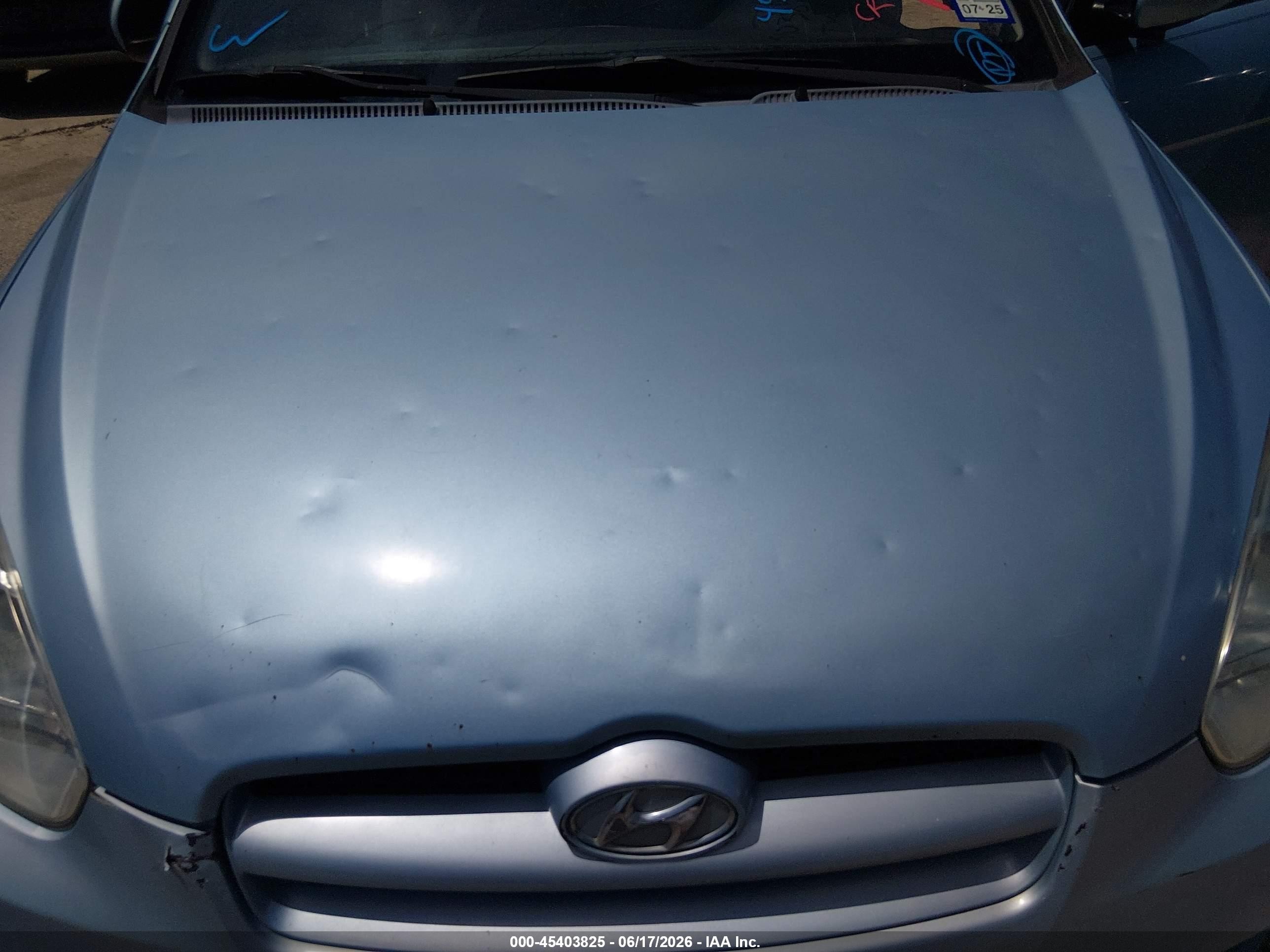 2011 Hyundai Accent Se Blue vin: KMHCN3AC6BU200364