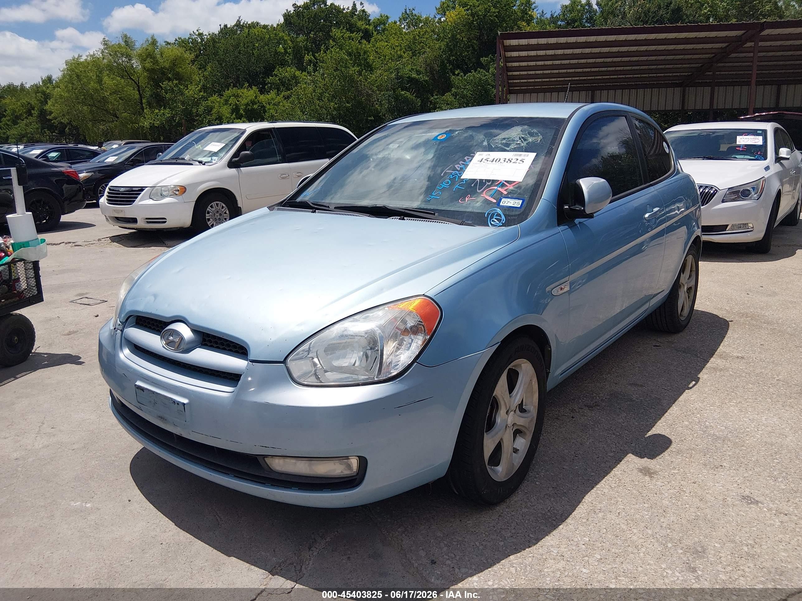 2011 Hyundai Accent Se Blue vin: KMHCN3AC6BU200364