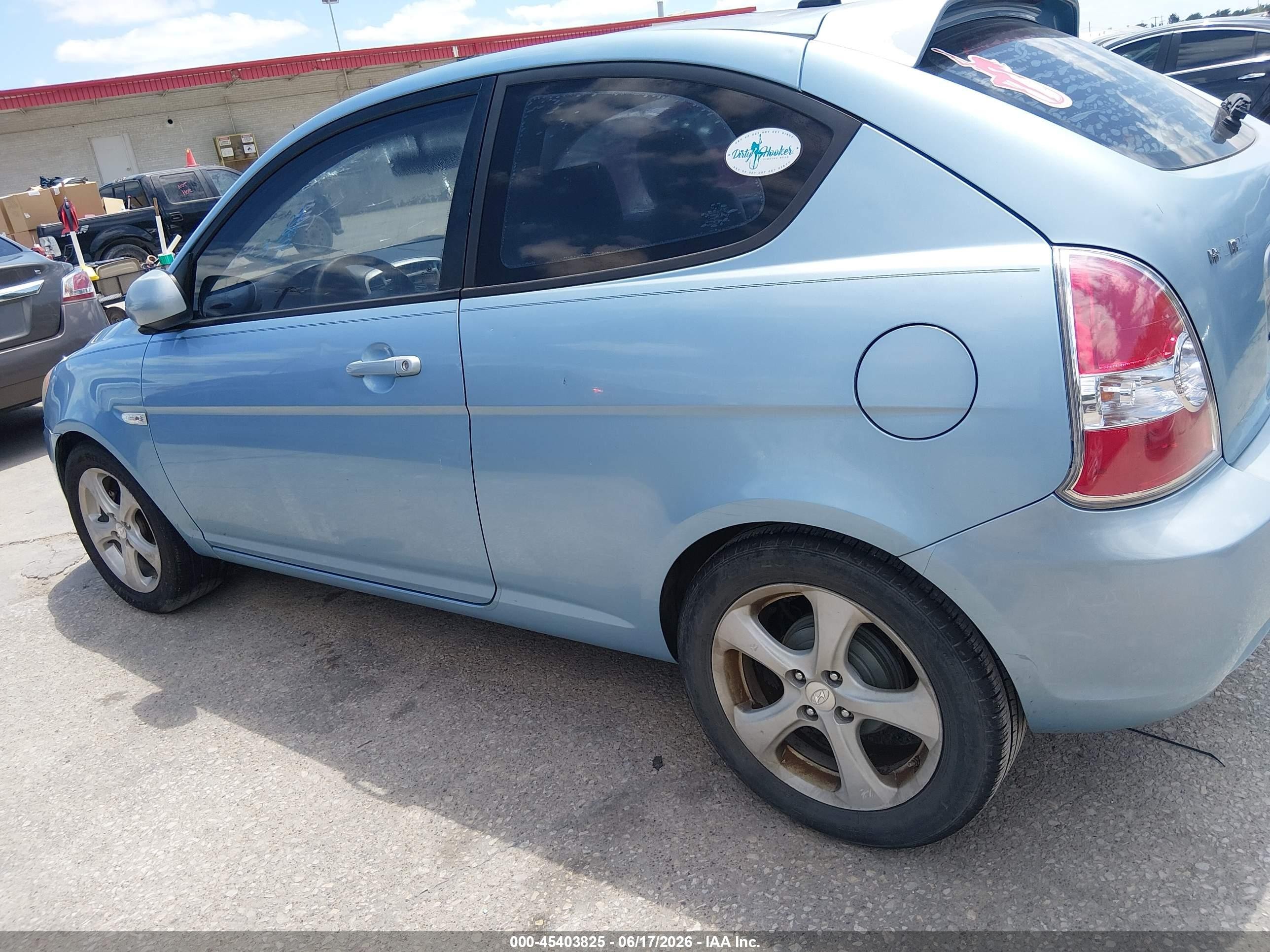 2011 Hyundai Accent Se Blue vin: KMHCN3AC6BU200364