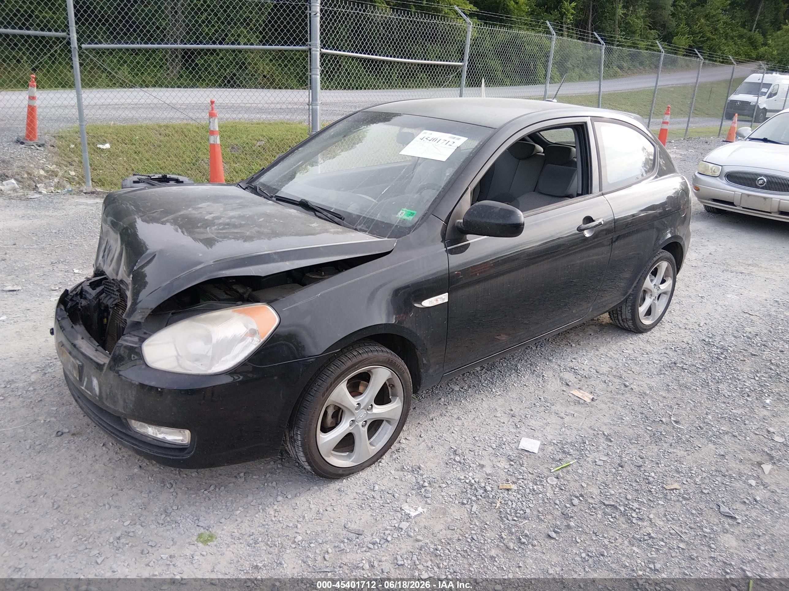 2011 Hyundai Accent Se Black vin: KMHCN3AC9BU196567