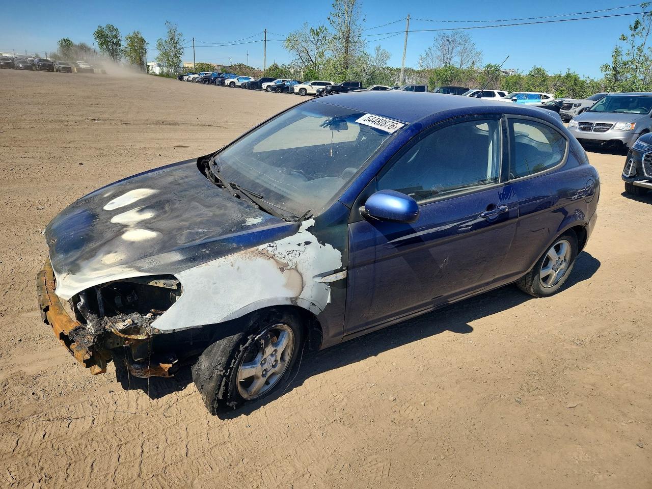 2010 Hyundai Accent Se Blue vin: KMHCN3BC1AU179033