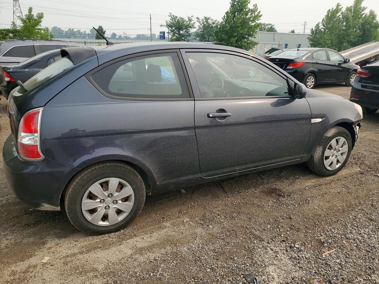 2010 Hyundai Accent Se Gray vin: KMHCN3BC4AU156703