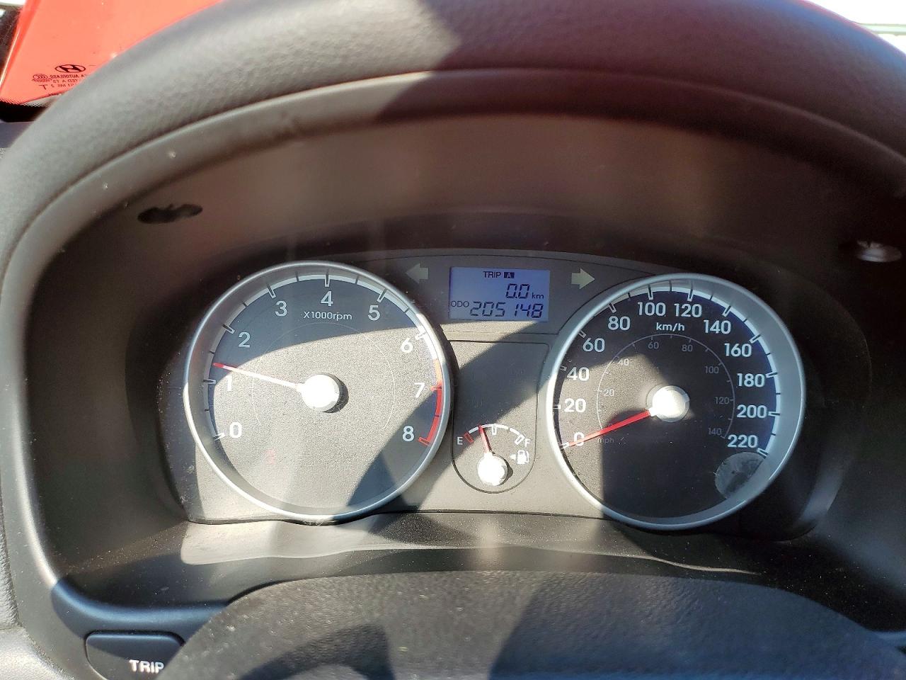 2010 Hyundai Accent Se Red vin: KMHCN3BC4AU173078
