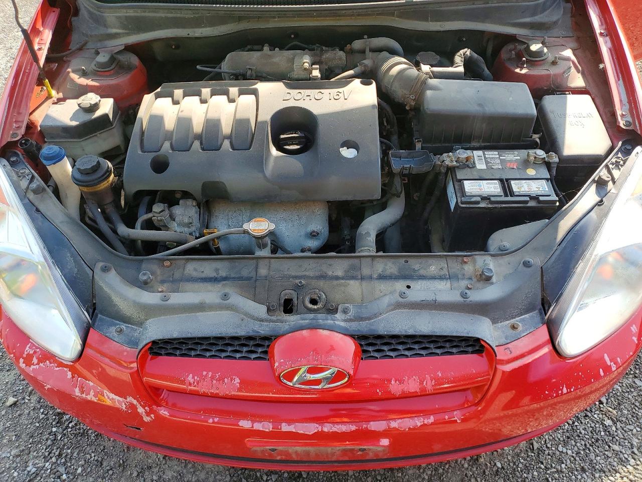 2010 Hyundai Accent Se Red vin: KMHCN3BC4AU173078