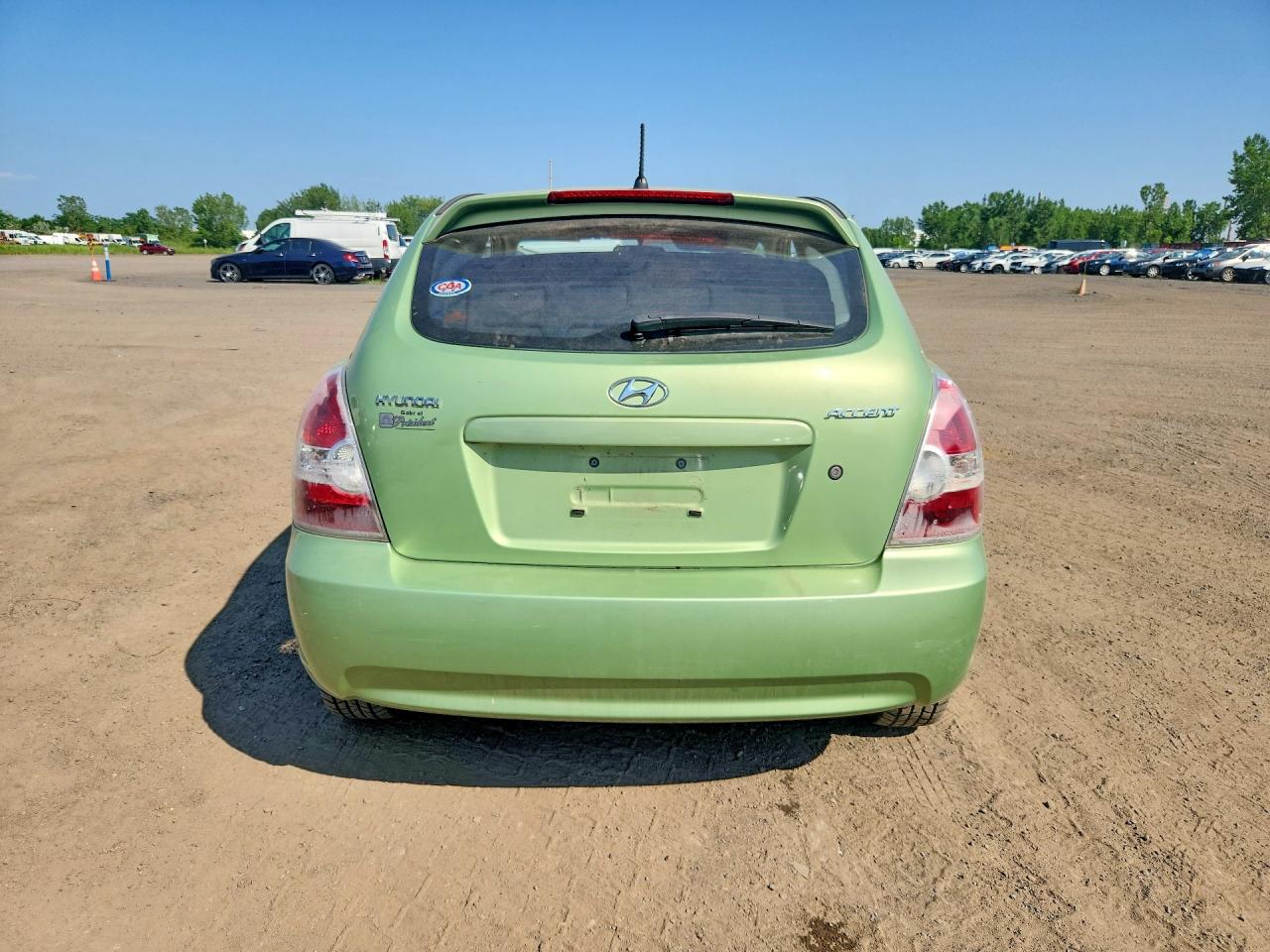 2011 Hyundai Accent Se Green vin: KMHCN3BC5BU190506